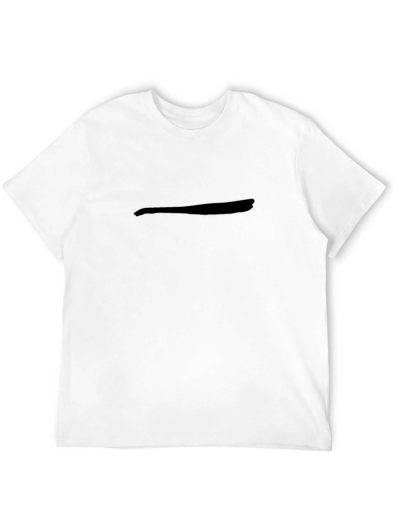Minimalist Baseball Bat Black T-Shirt