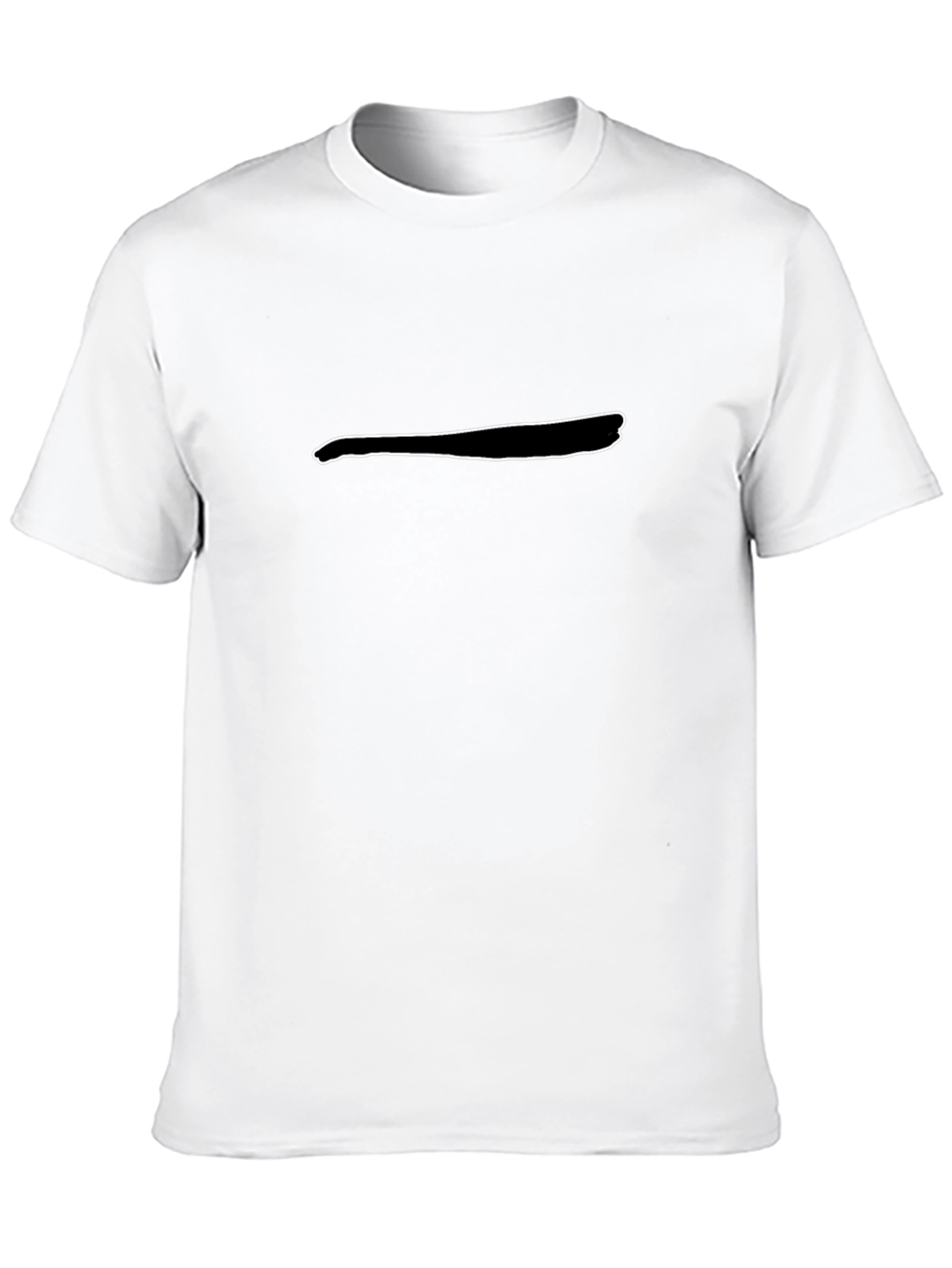 Minimalist Baseball Bat Black T-Shirt