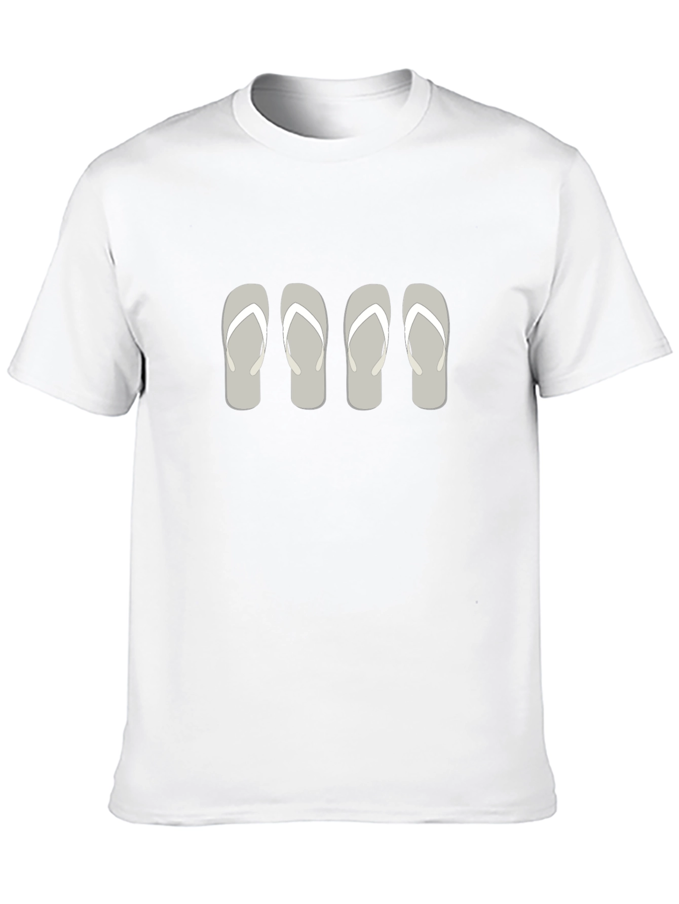 Flip Flops Graphic Tee - Mens Casual Shirt