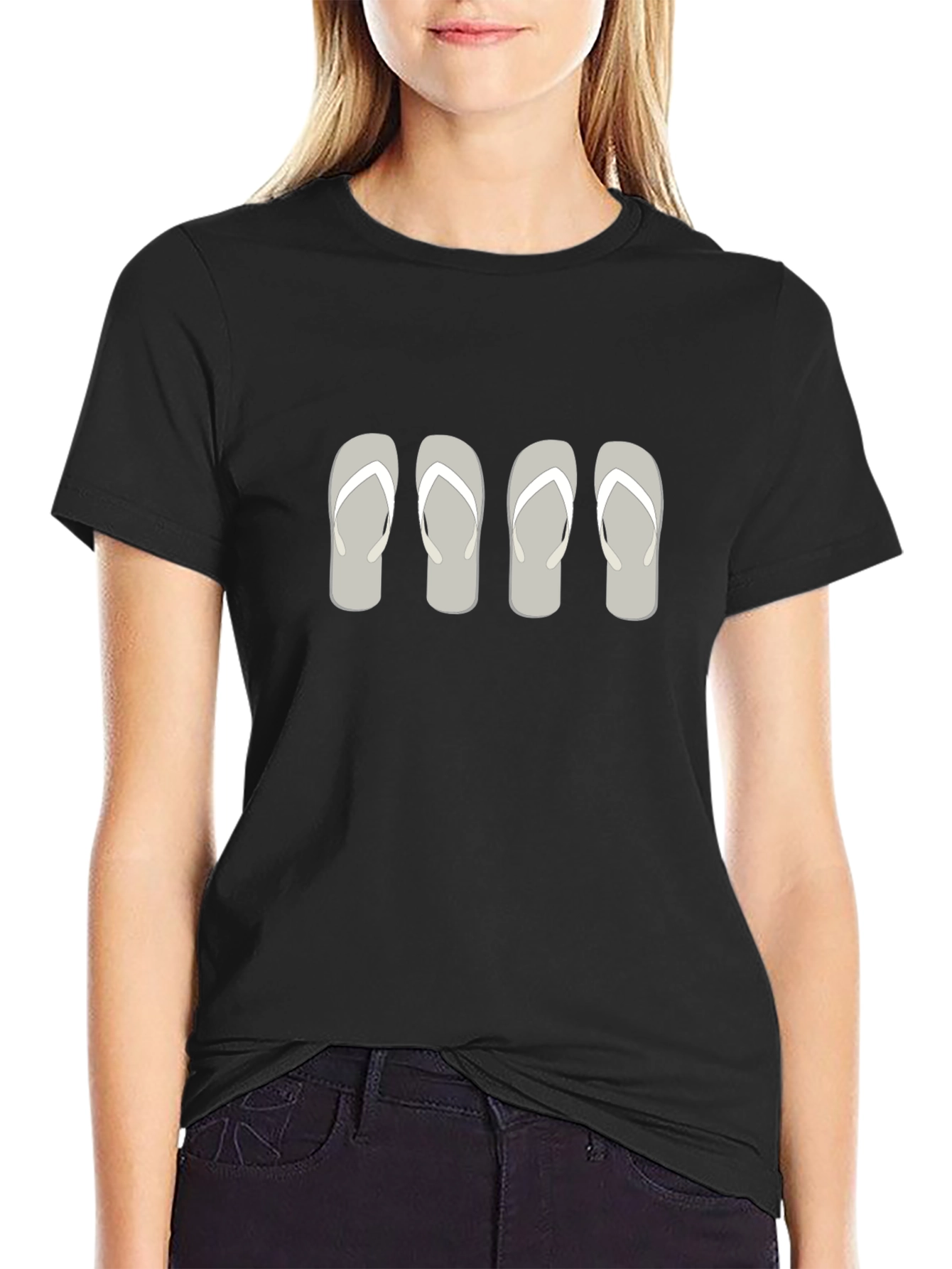 Flip Flops Graphic Tee - Mens Casual Shirt