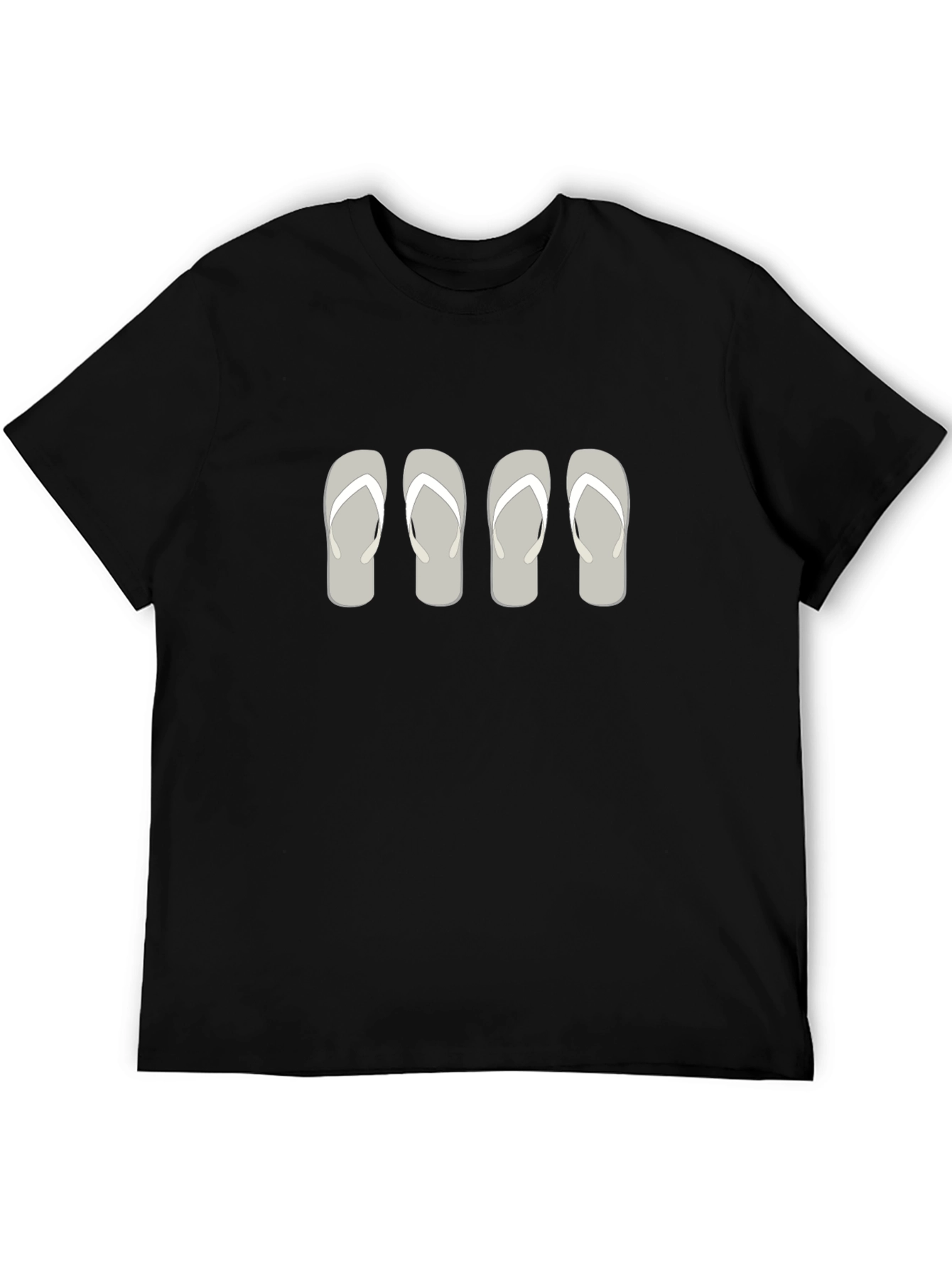 Flip Flops Graphic Tee - Mens Casual Shirt