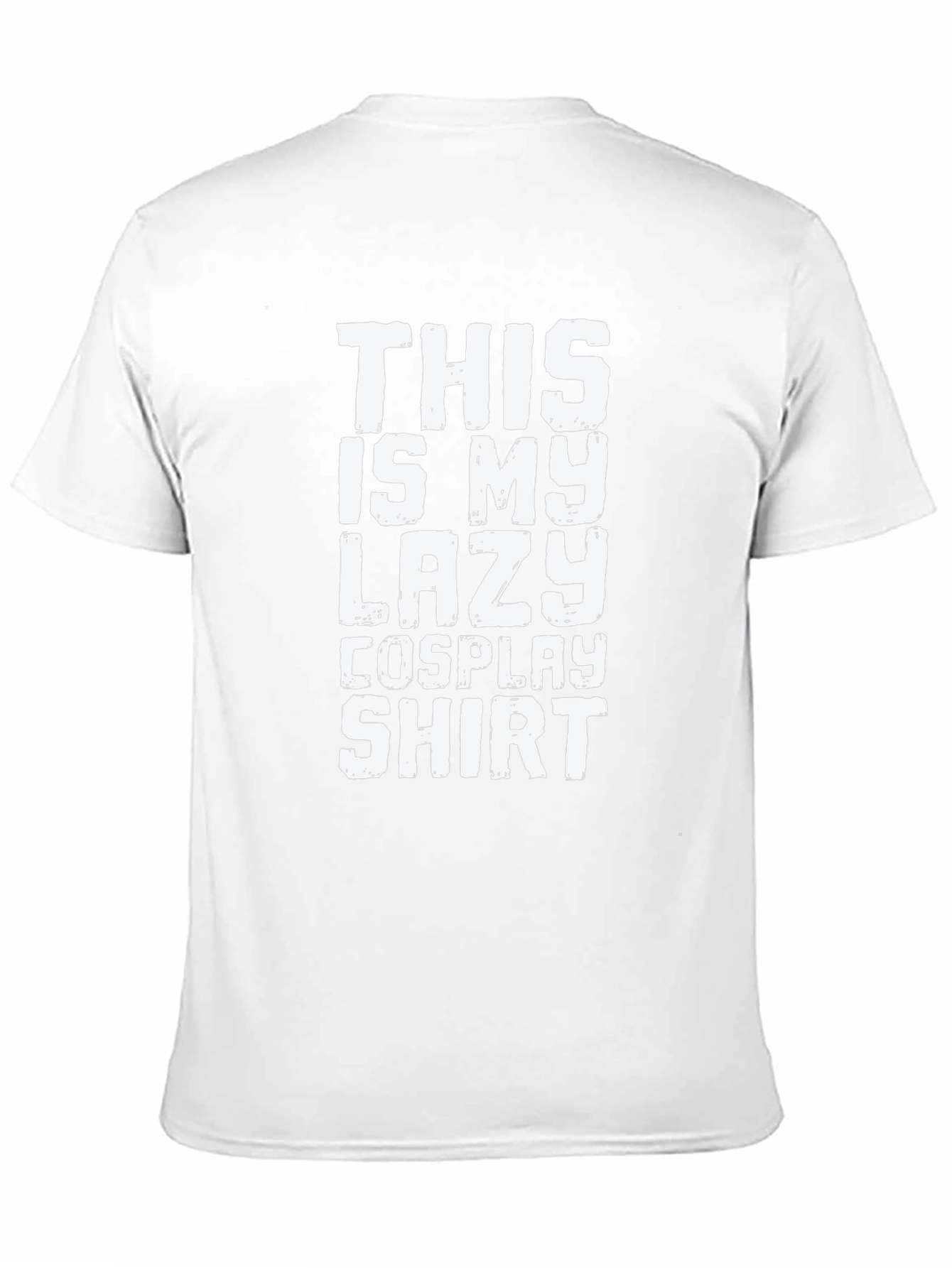 Lazy Cosplay Shirt Funny Graphic Tee