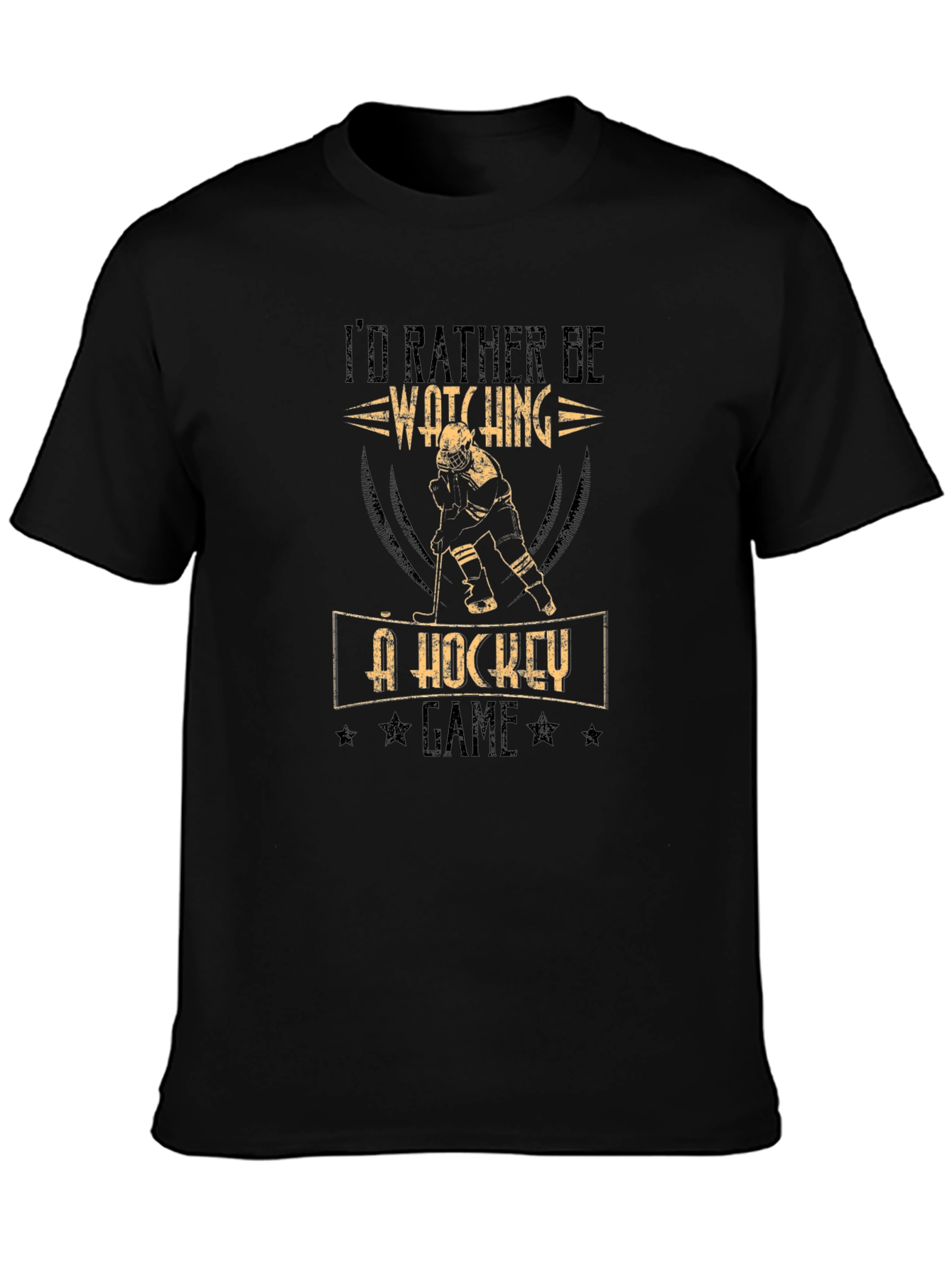 Hockey Game Graphic T-Shirt
