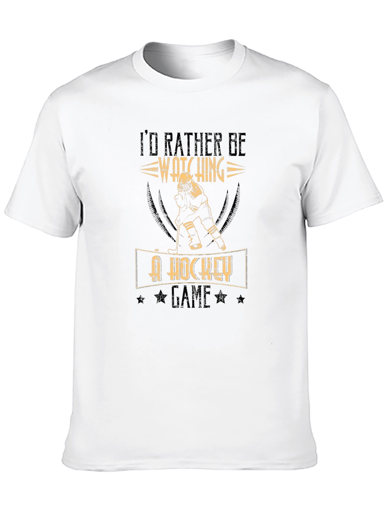 Hockey Game Graphic T-Shirt