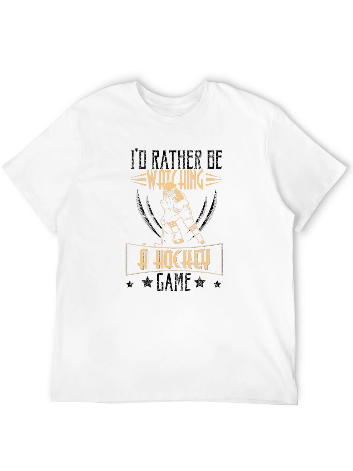 Hockey Game Graphic T-Shirt
