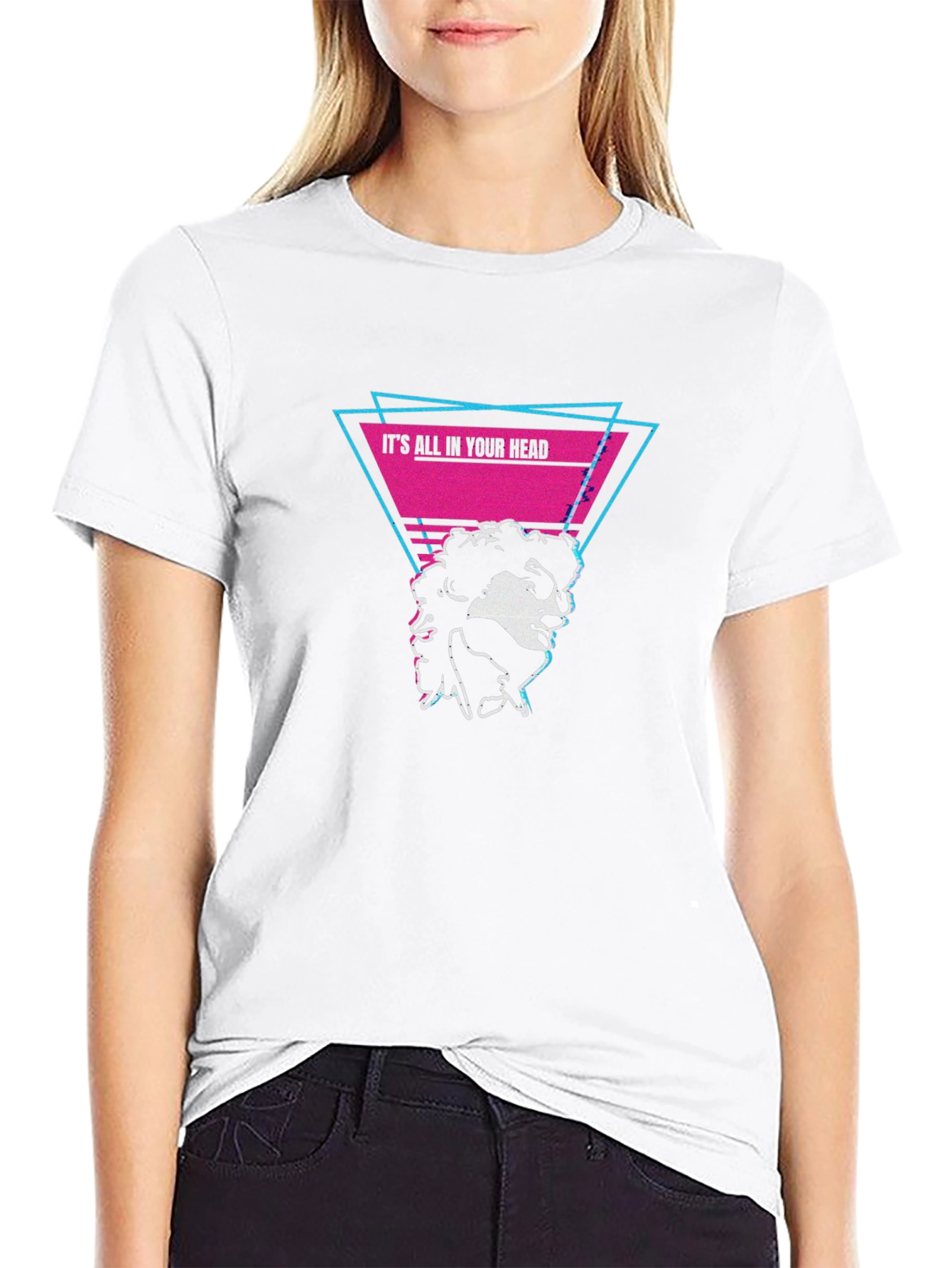 Retro Its All In Your Head Graphic Tee