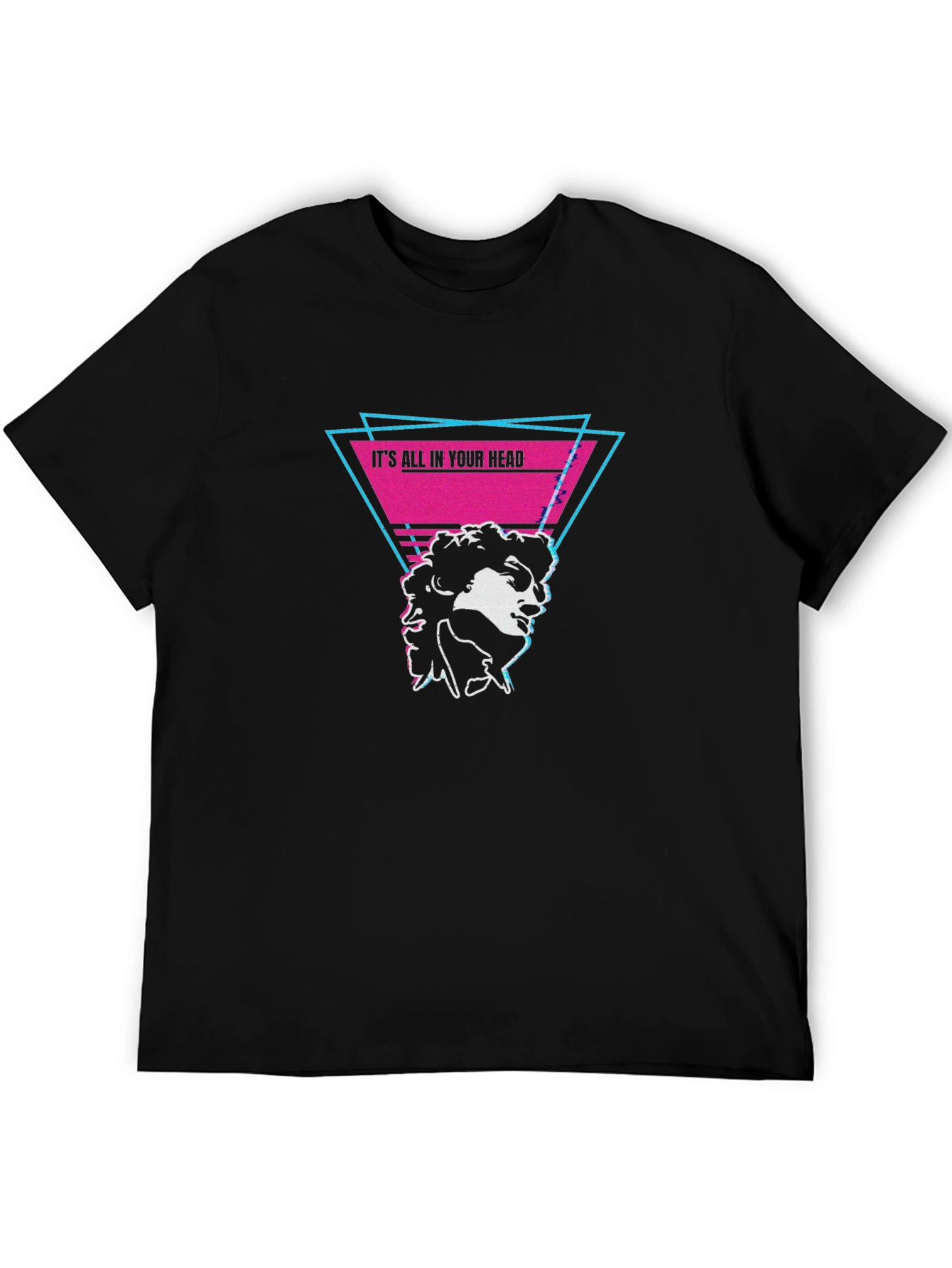 Retro Its All In Your Head Graphic Tee