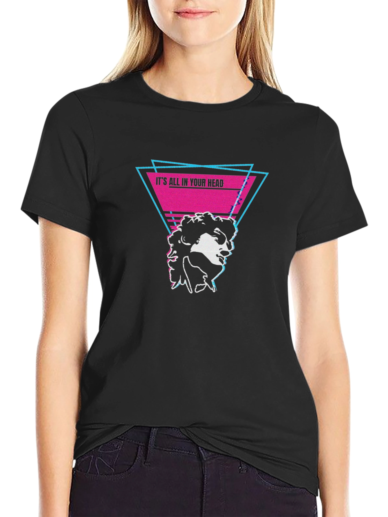 Retro Its All In Your Head Graphic Tee