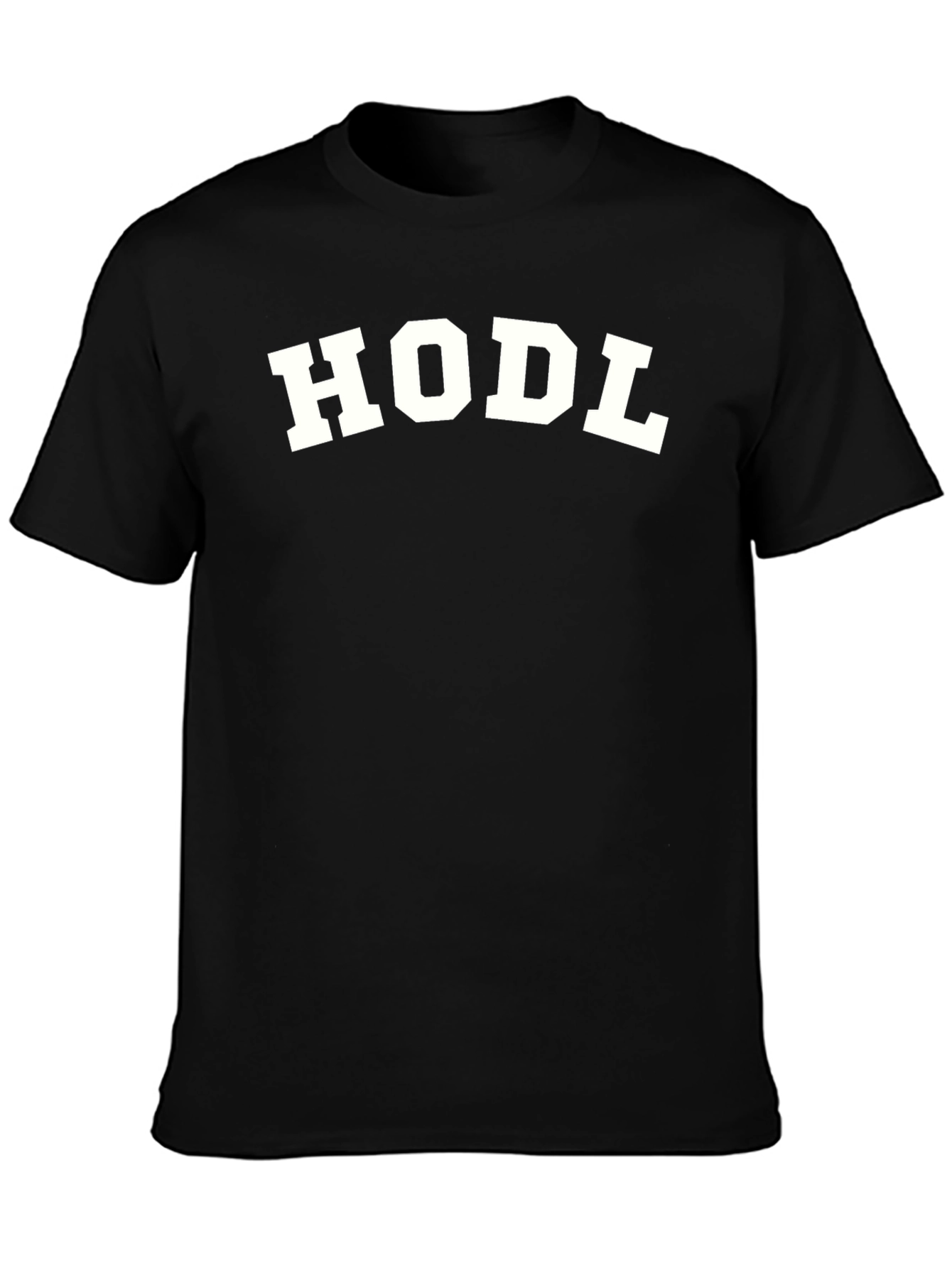 HODL Black T-Shirt - Crypto Investor Apparel