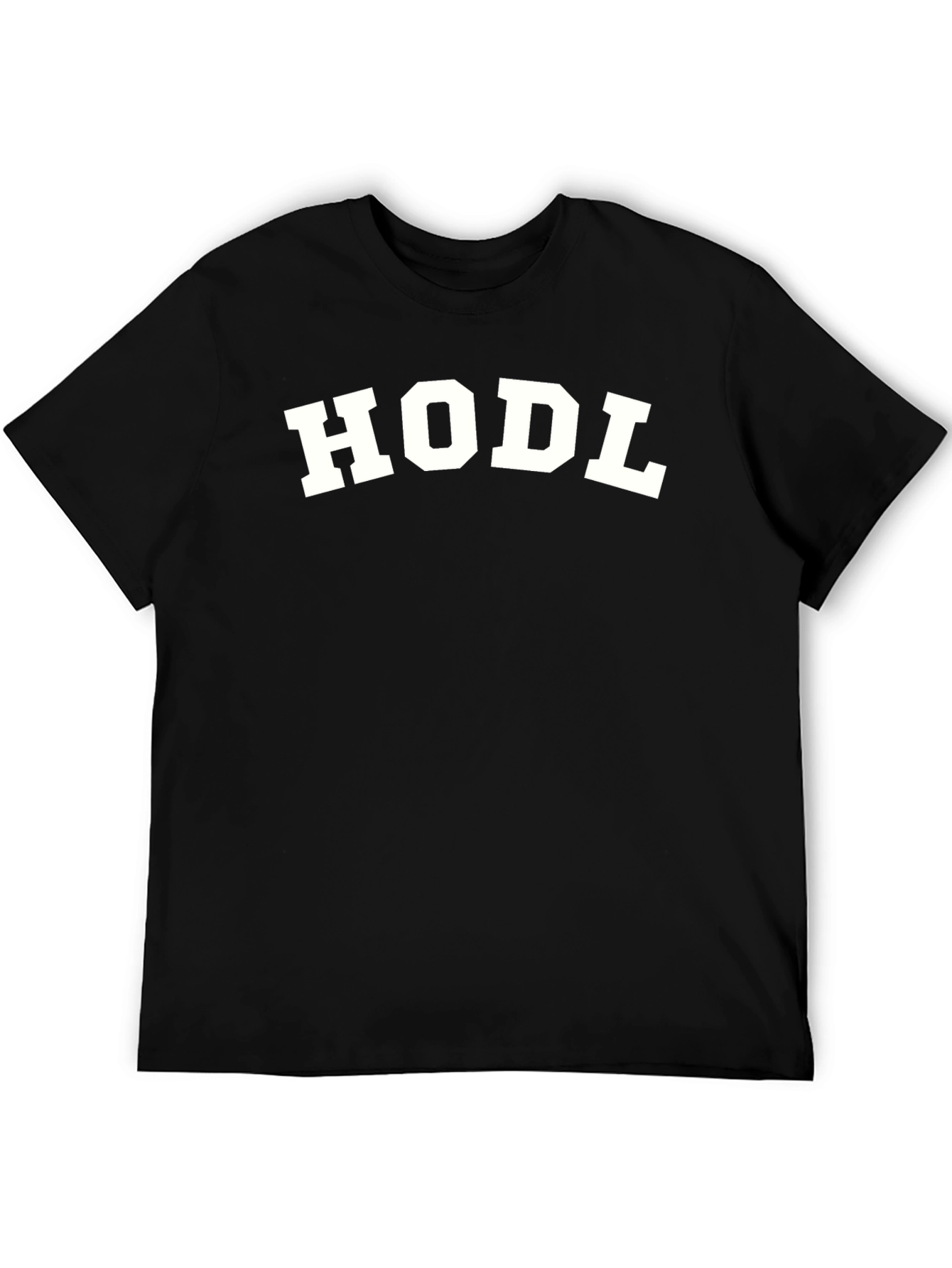 HODL Black T-Shirt - Crypto Investor Apparel