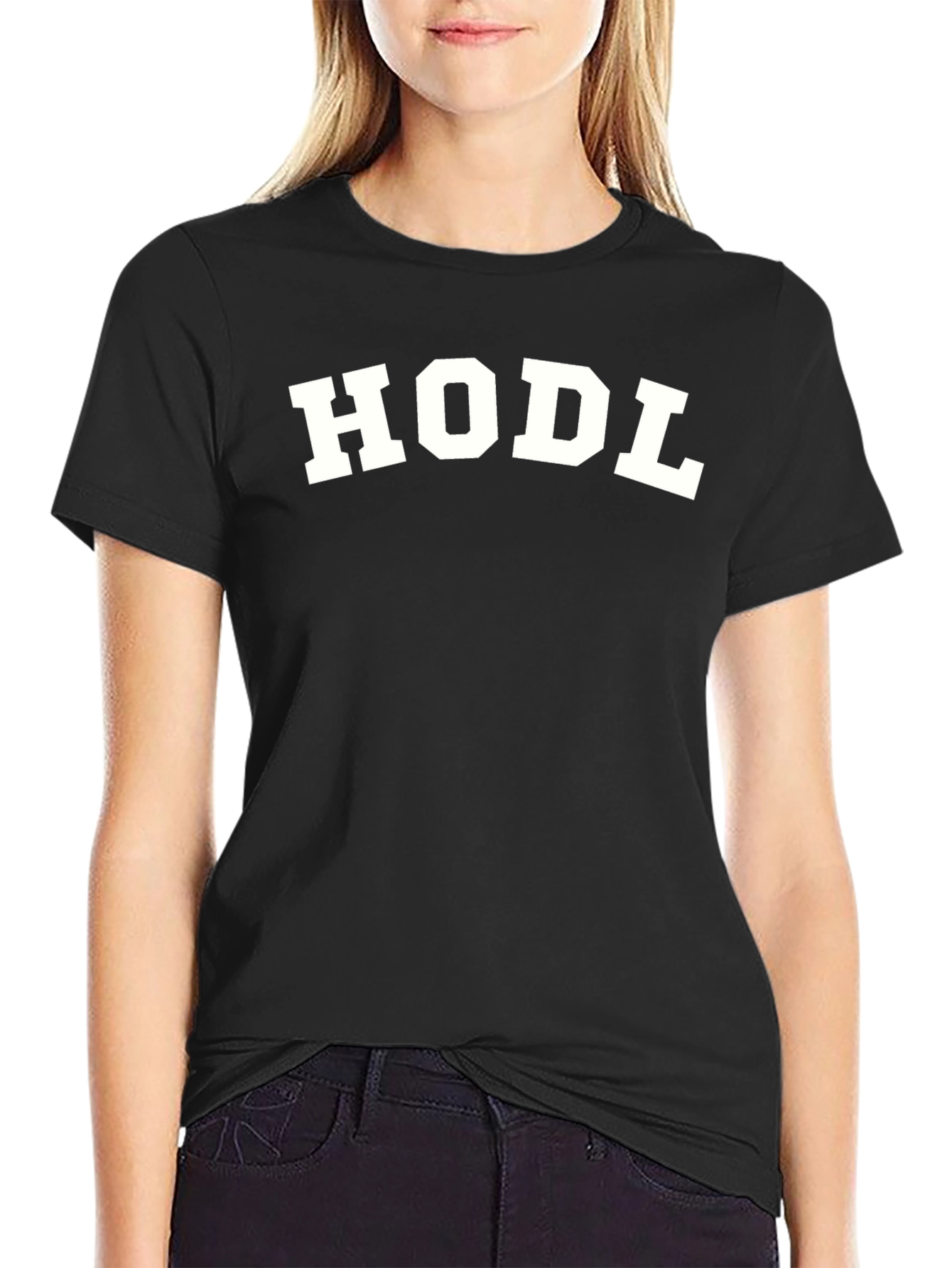 HODL Black T-Shirt - Crypto Investor Apparel