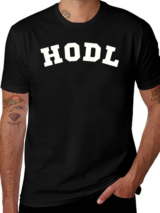 HODL Black T-Shirt - Crypto Investor Apparel