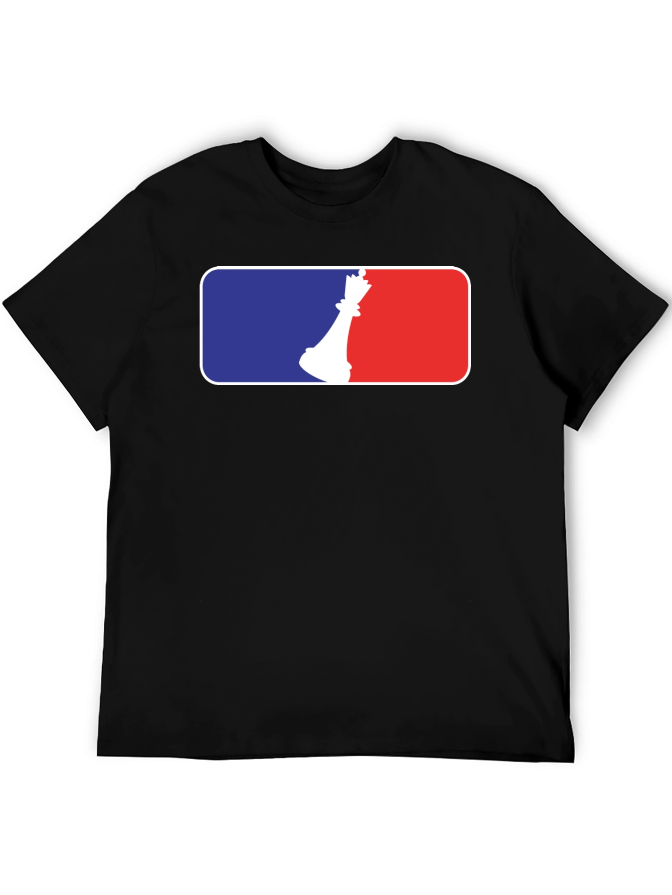 Chess Queen Black T-Shirt - Strategy Game Design