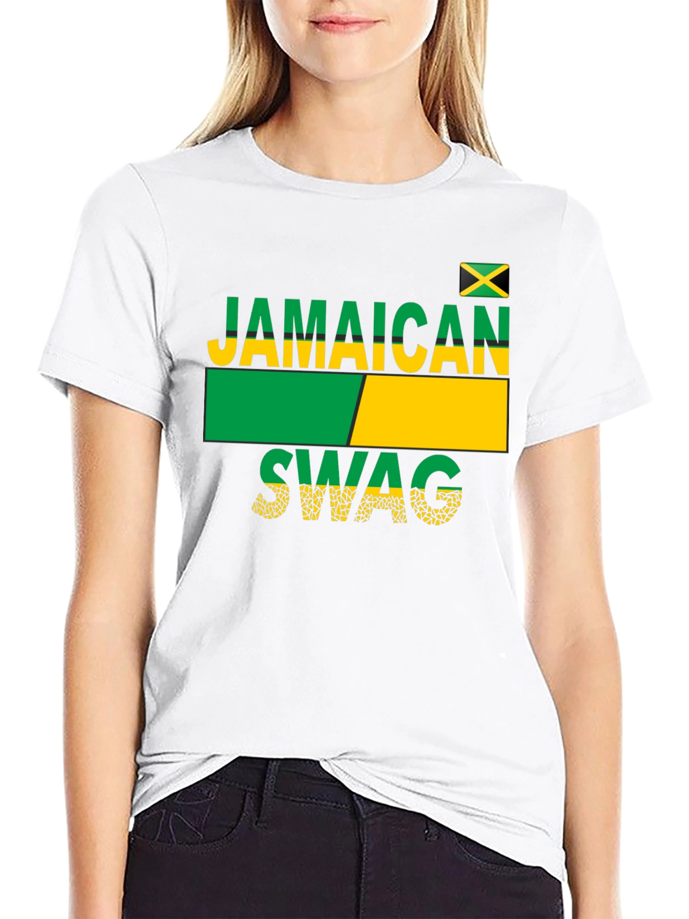 Jamaican Swag T-Shirt - Black