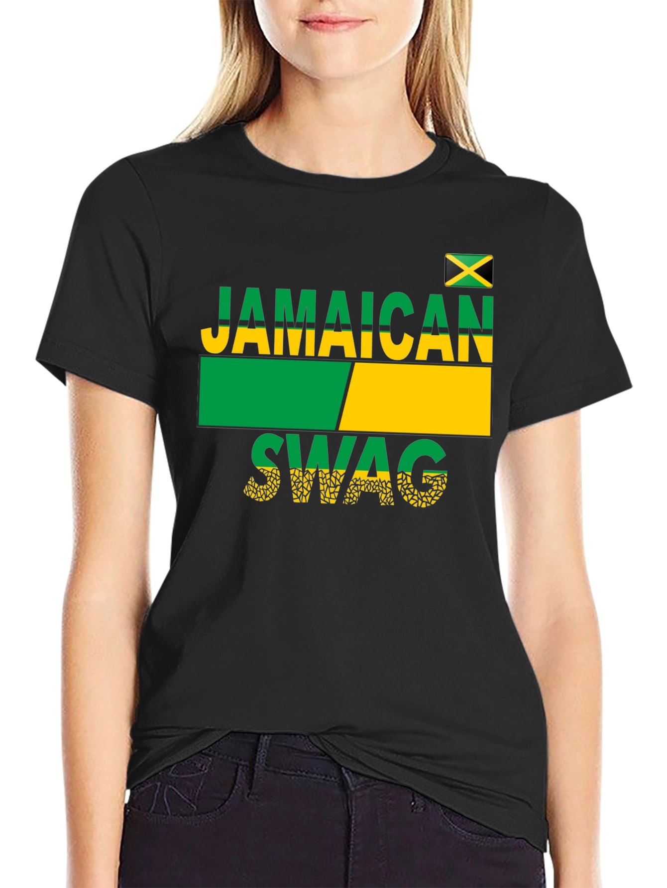 Jamaican Swag T-Shirt - Black