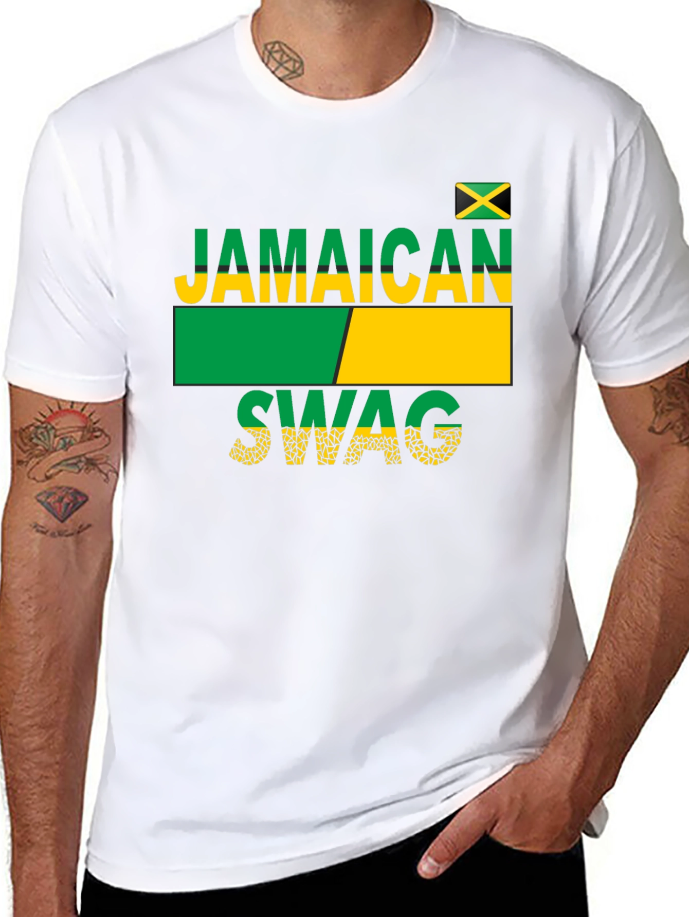 Jamaican Swag T-Shirt - Black