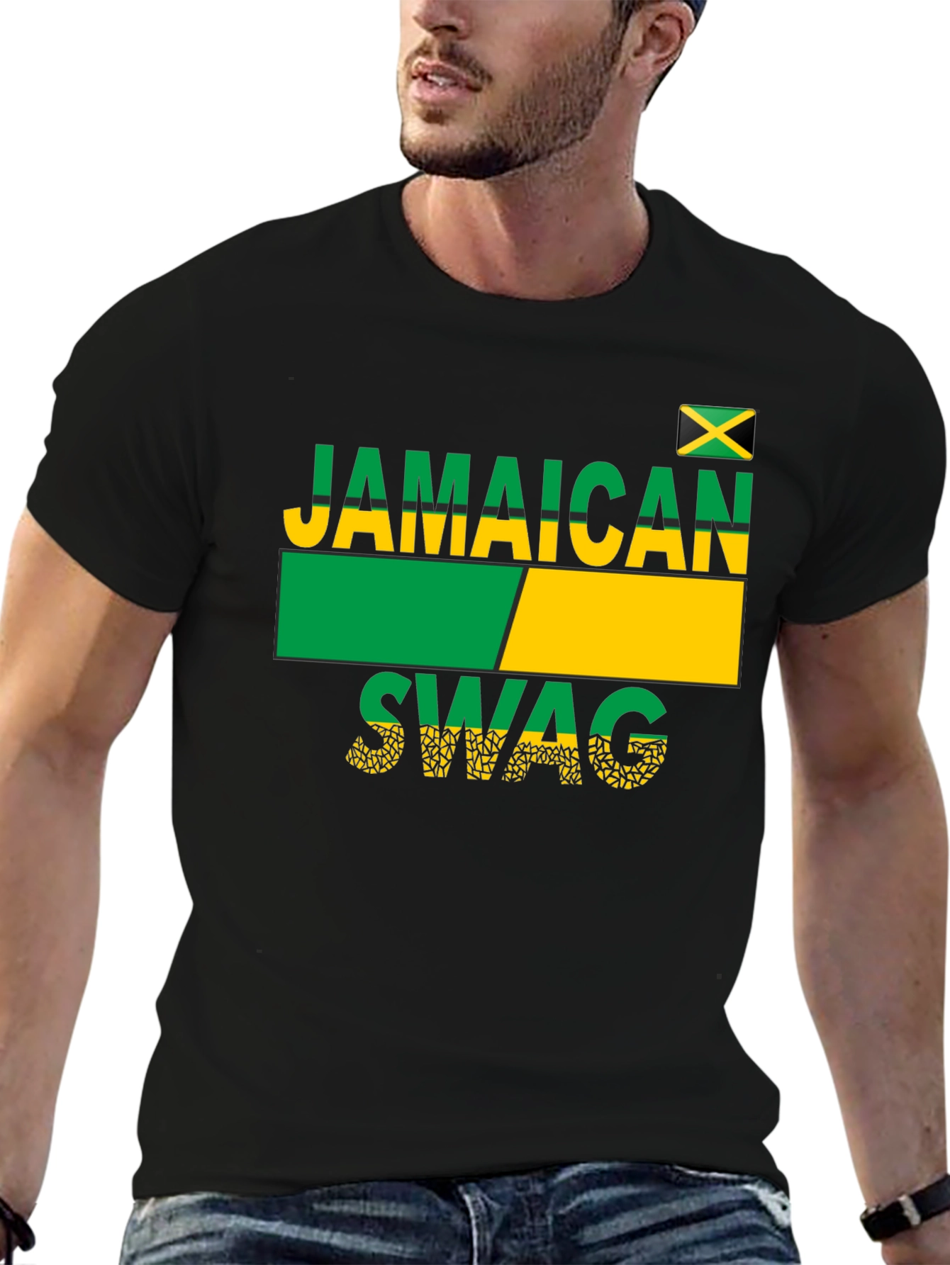Jamaican Swag T-Shirt - Black