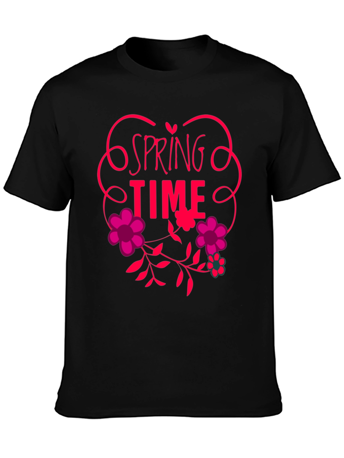 Spring Time Floral Graphic Tee