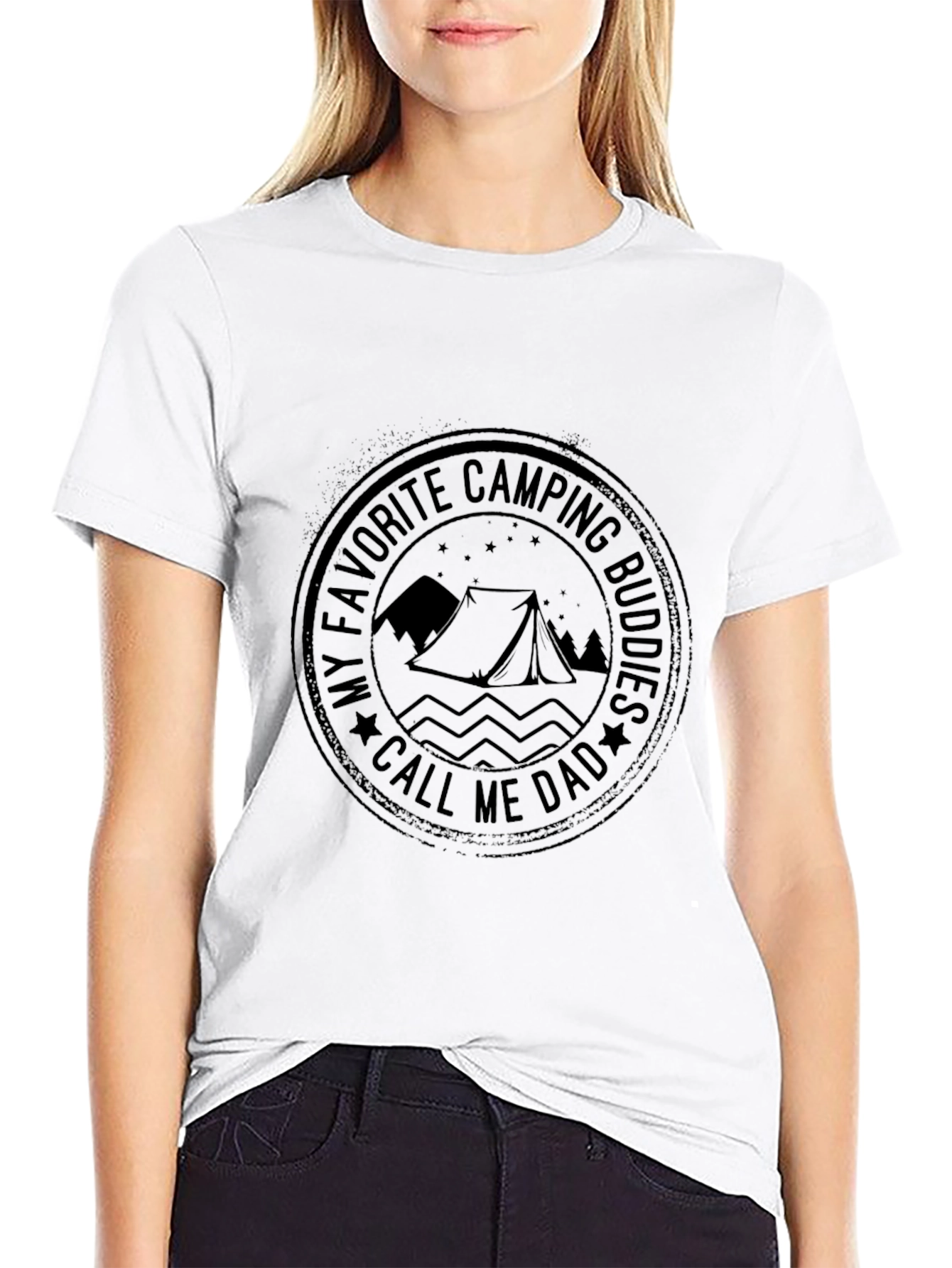 Camping Buddies Dad T-Shirt