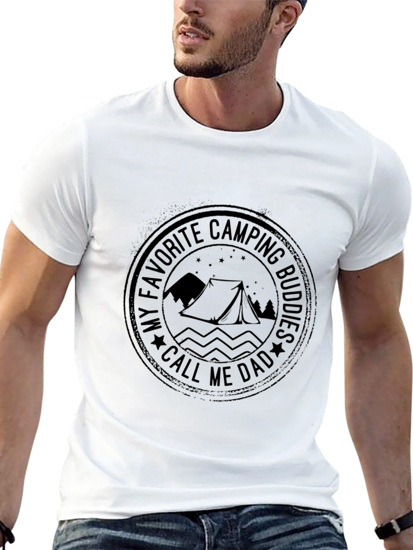 Camping Buddies Dad T-Shirt