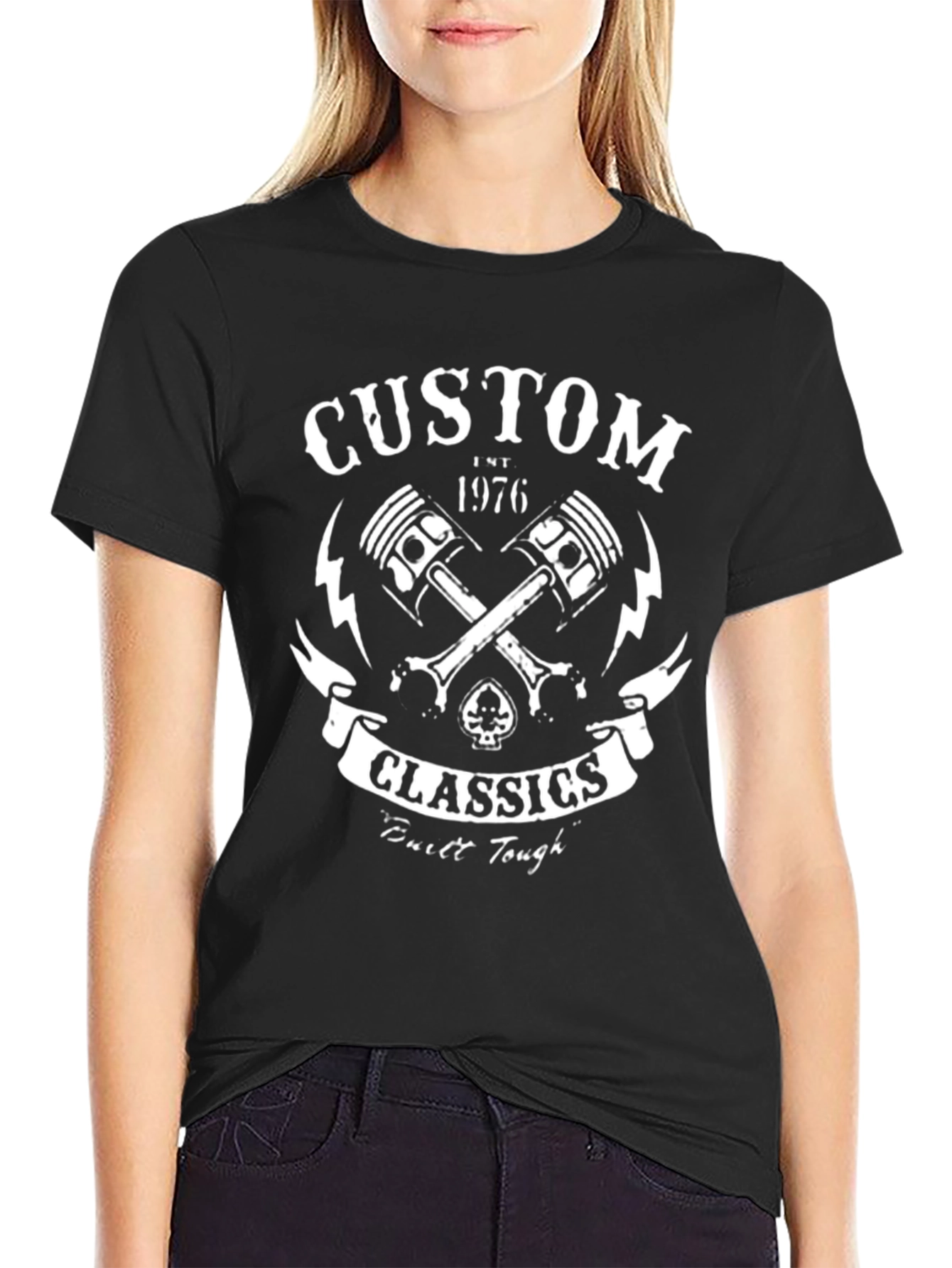Custom Classics 1976 Black Graphic Tee