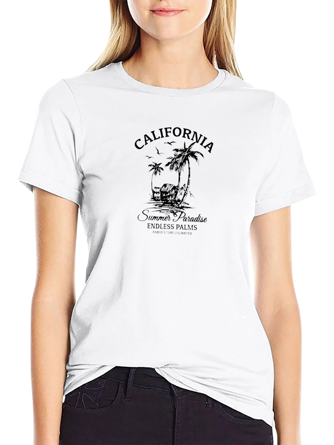 California Summer Paradise Graphic Tee