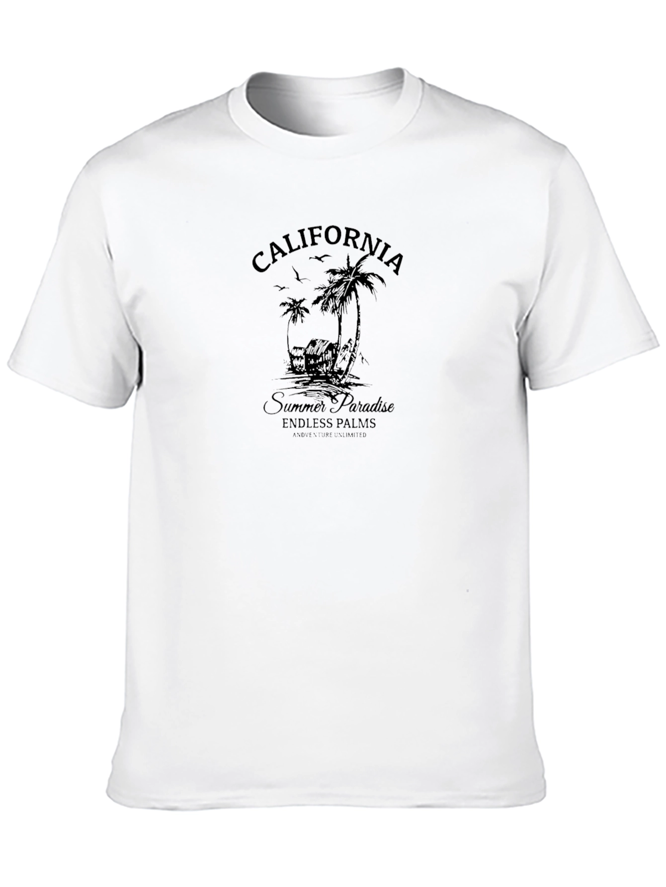 California Summer Paradise Graphic Tee