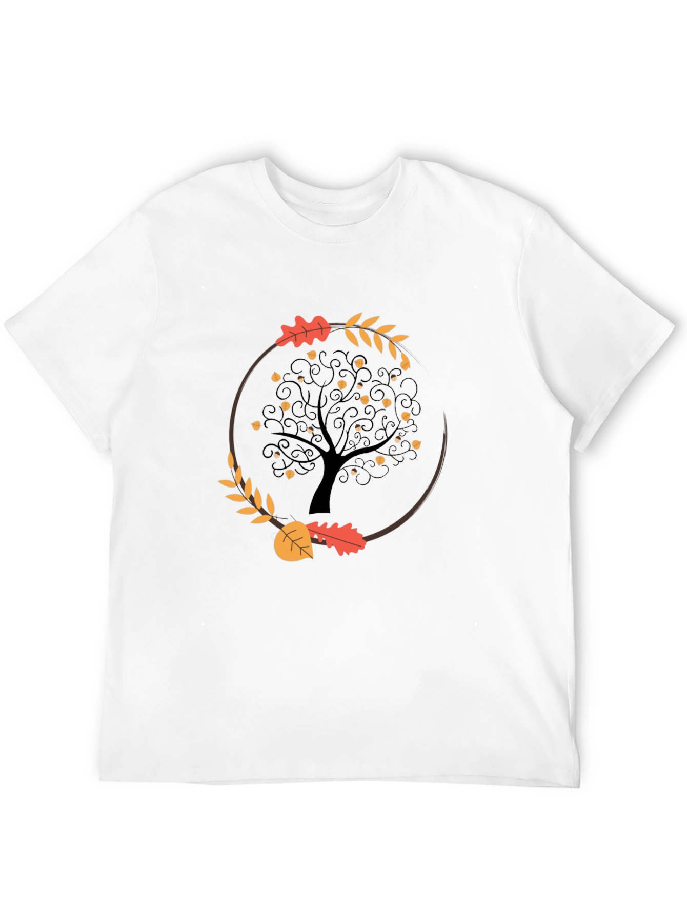 Autumn Tree Graphic Tee - Stylish Fall Design