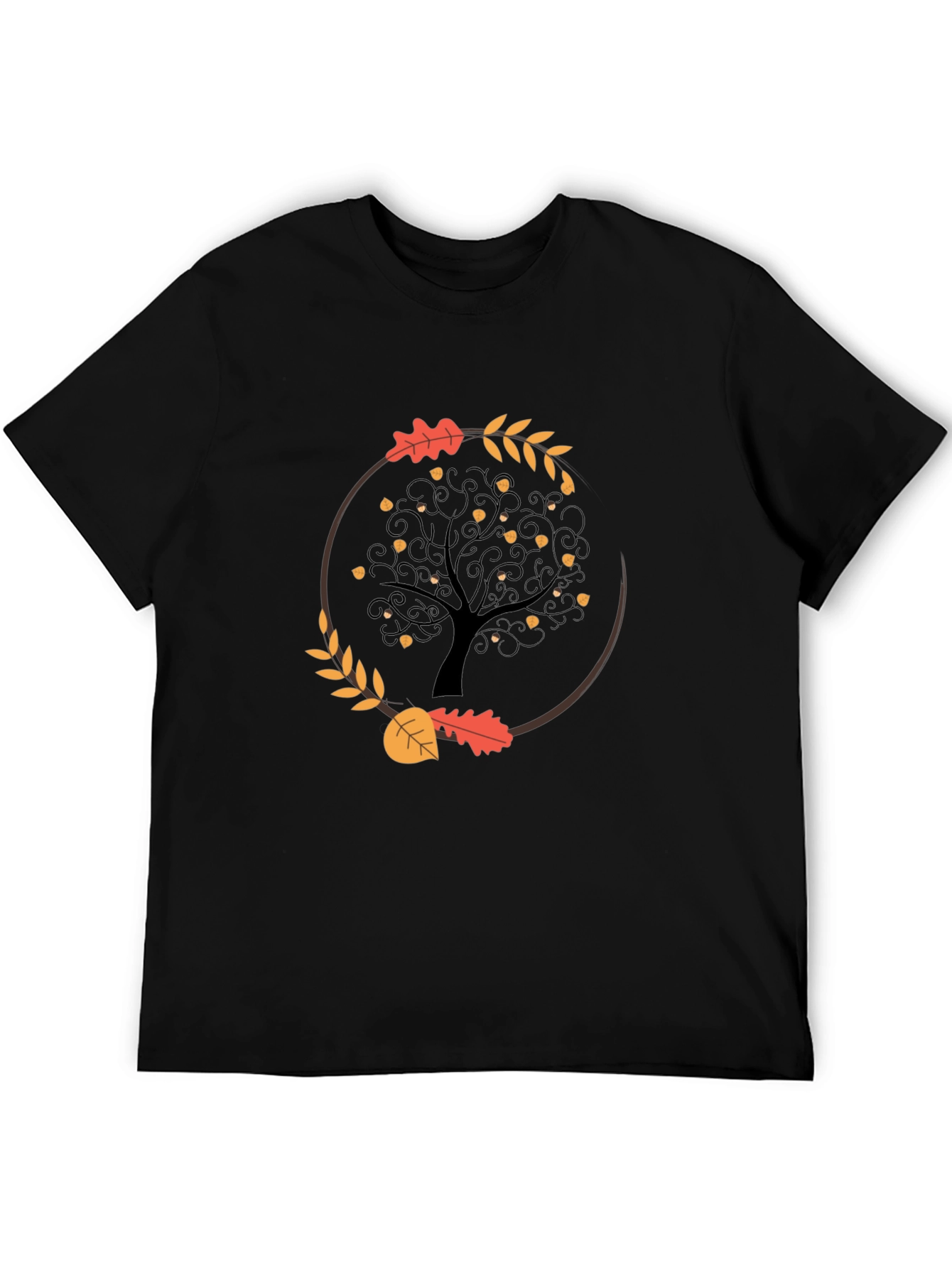 Autumn Tree Graphic Tee - Stylish Fall Design