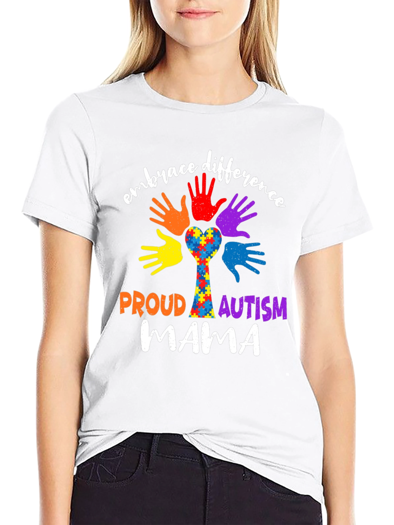 Embrace Difference Autism Awareness T-Shirt
