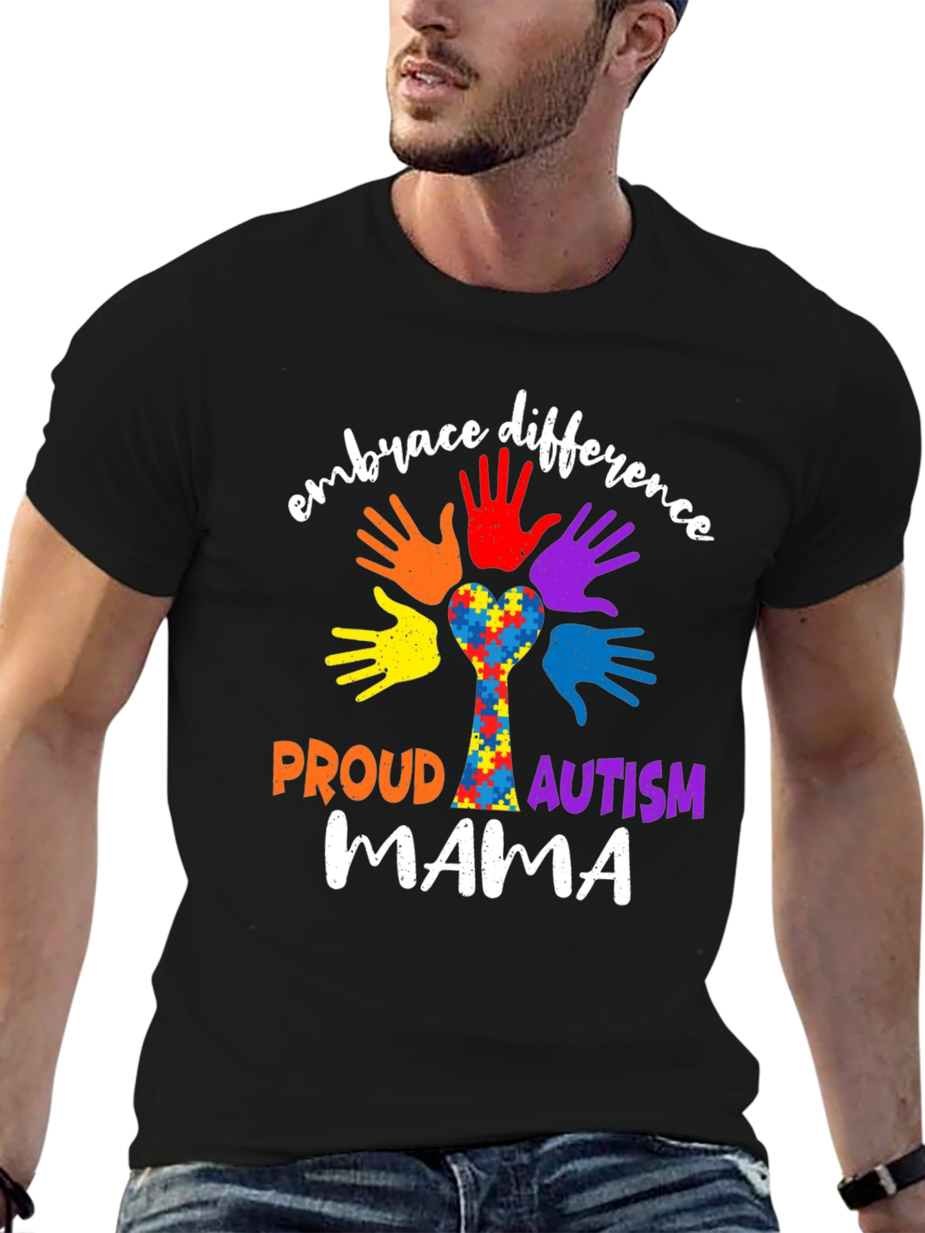 Embrace Difference Autism Awareness T-Shirt