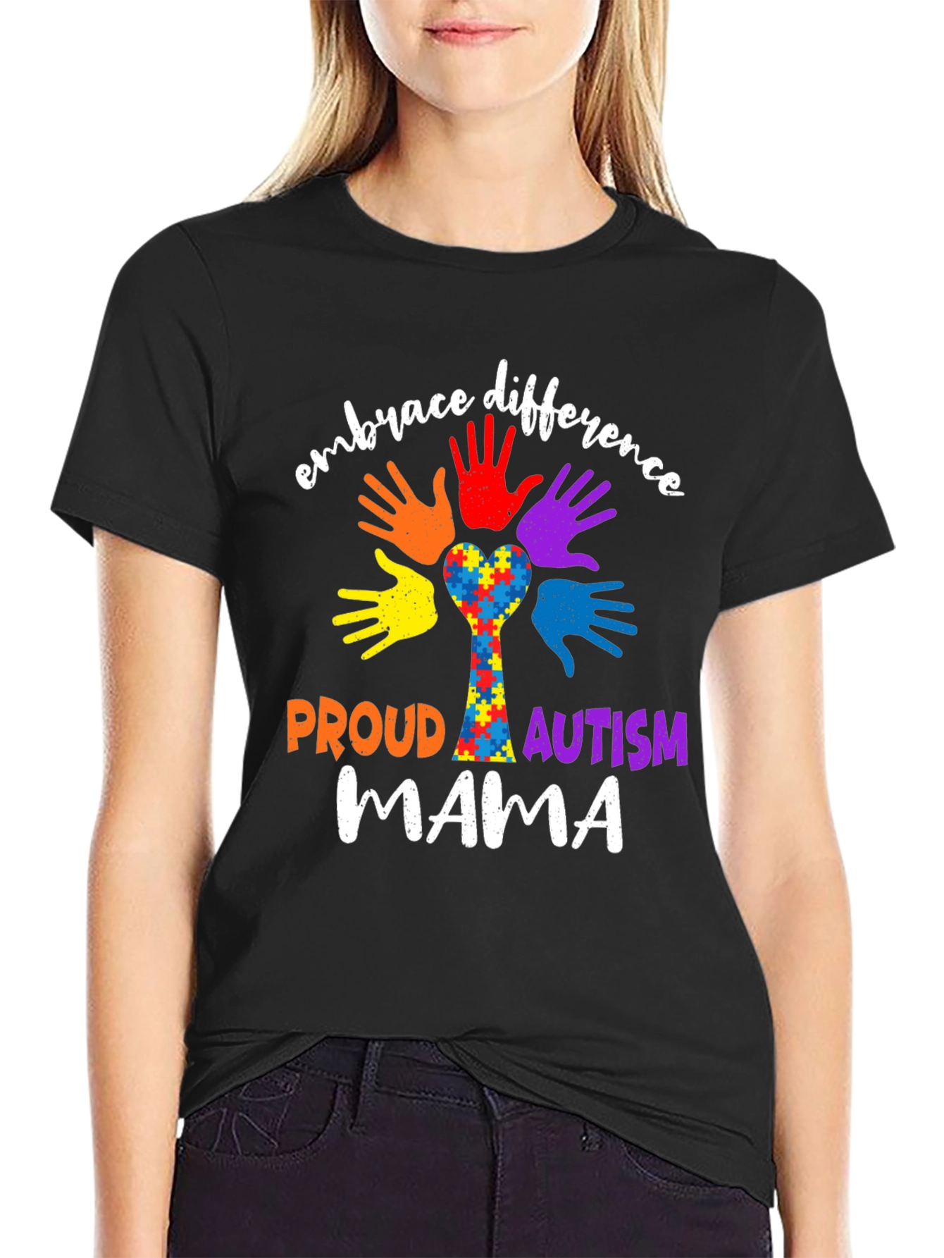 Embrace Difference Autism Awareness T-Shirt