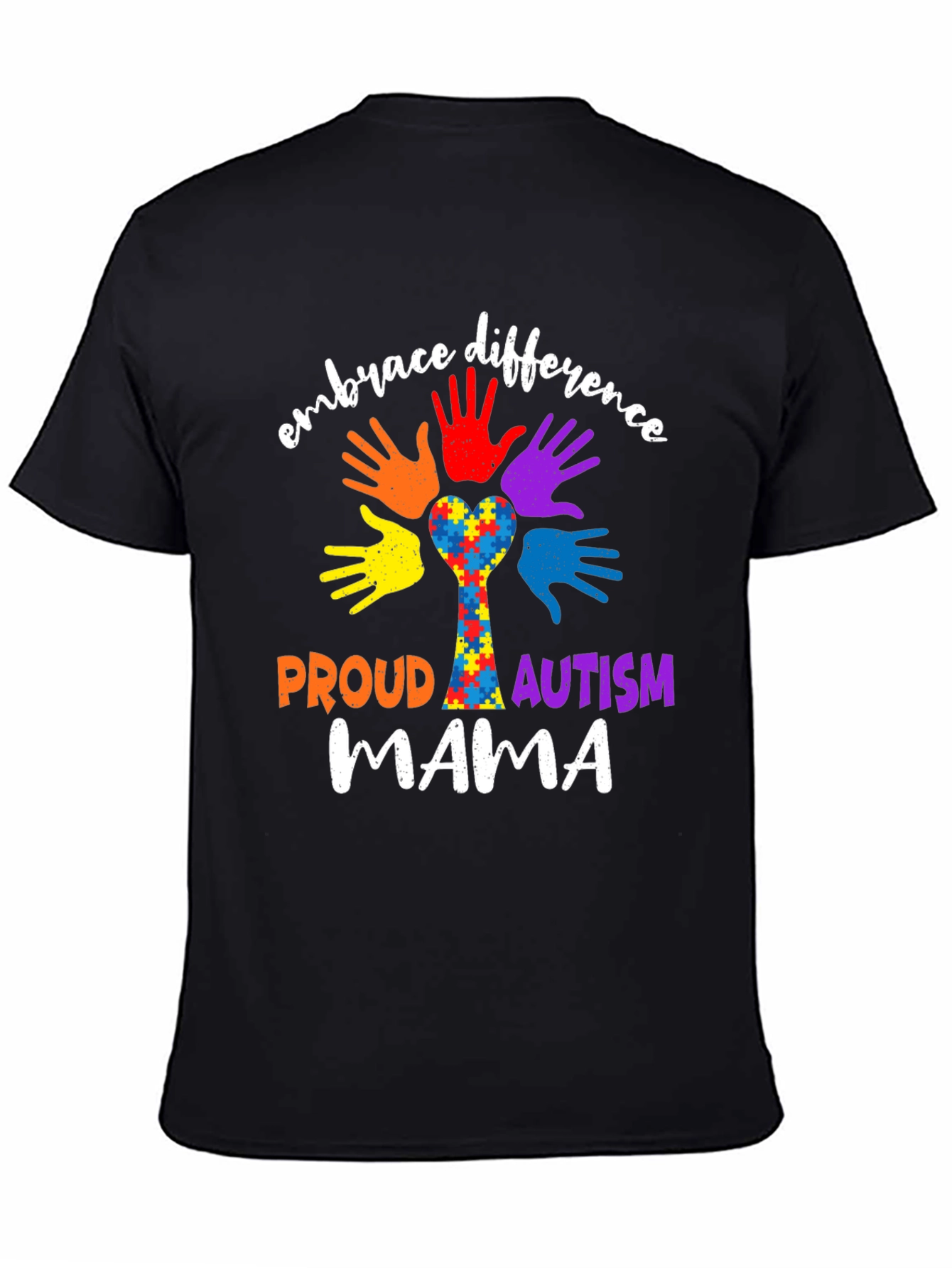 Embrace Difference Autism Awareness T-Shirt