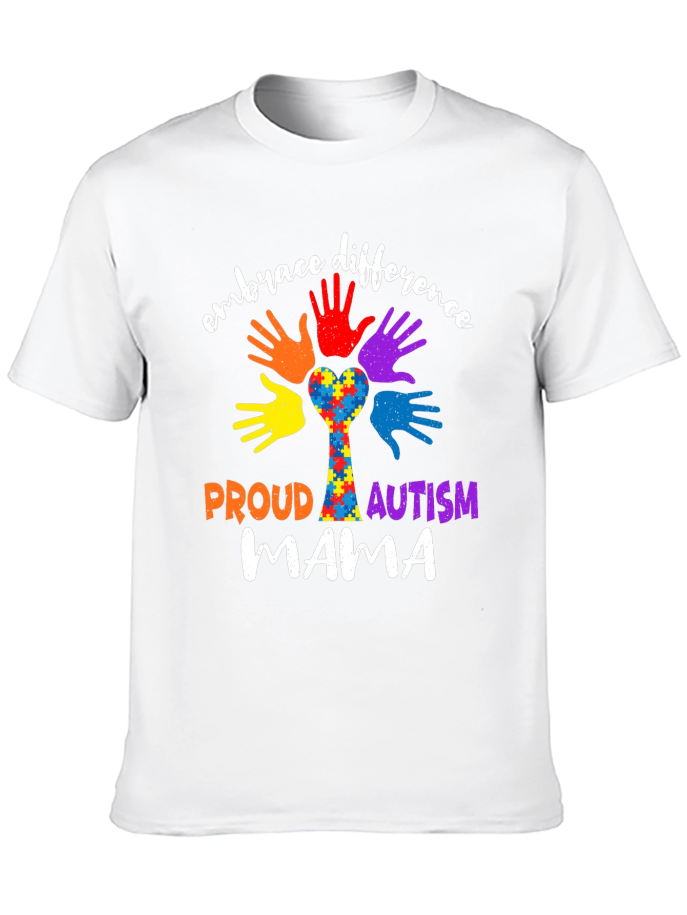 Embrace Difference Autism Awareness T-Shirt