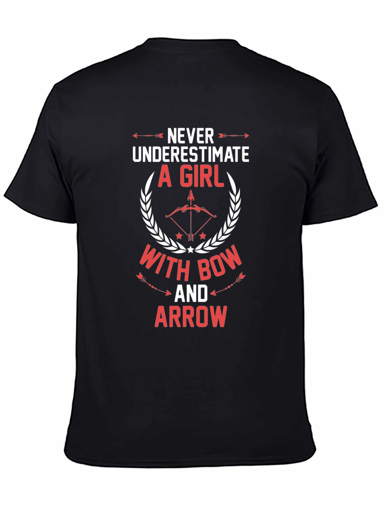 Never Underestimate Girl with Bow and Arrow T-Shirt