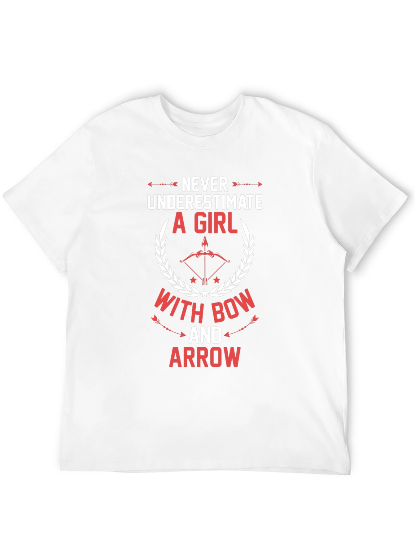 Never Underestimate Girl with Bow and Arrow T-Shirt