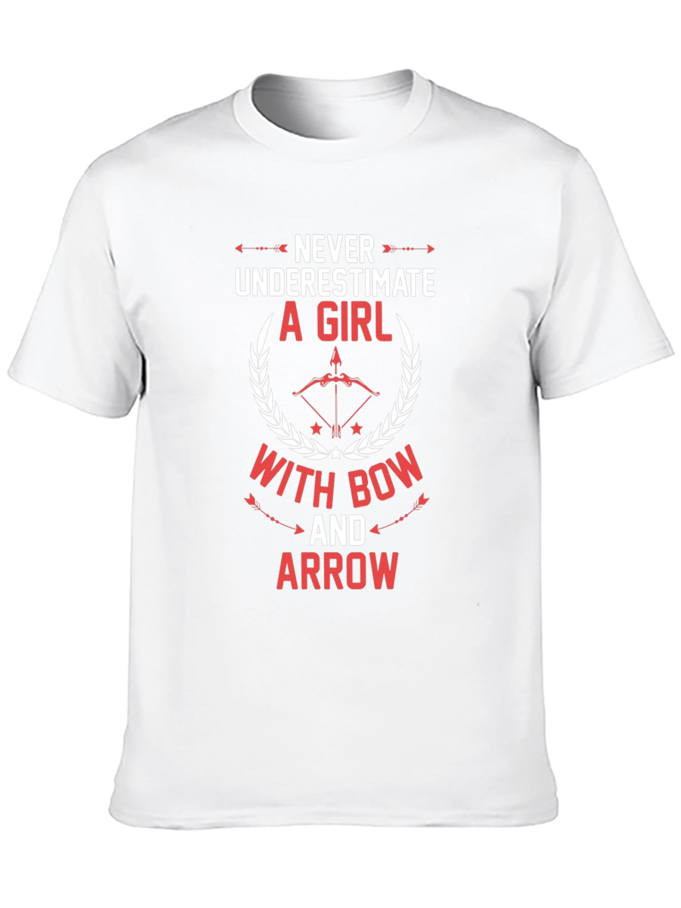 Never Underestimate Girl with Bow and Arrow T-Shirt