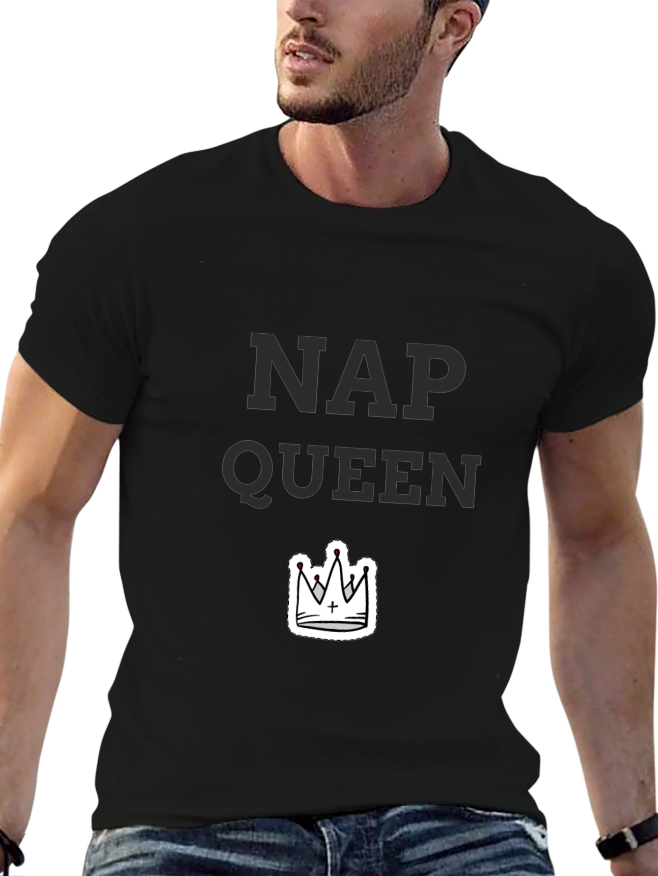 Nap Queen Graphic Tee - Soft Cotton Blend