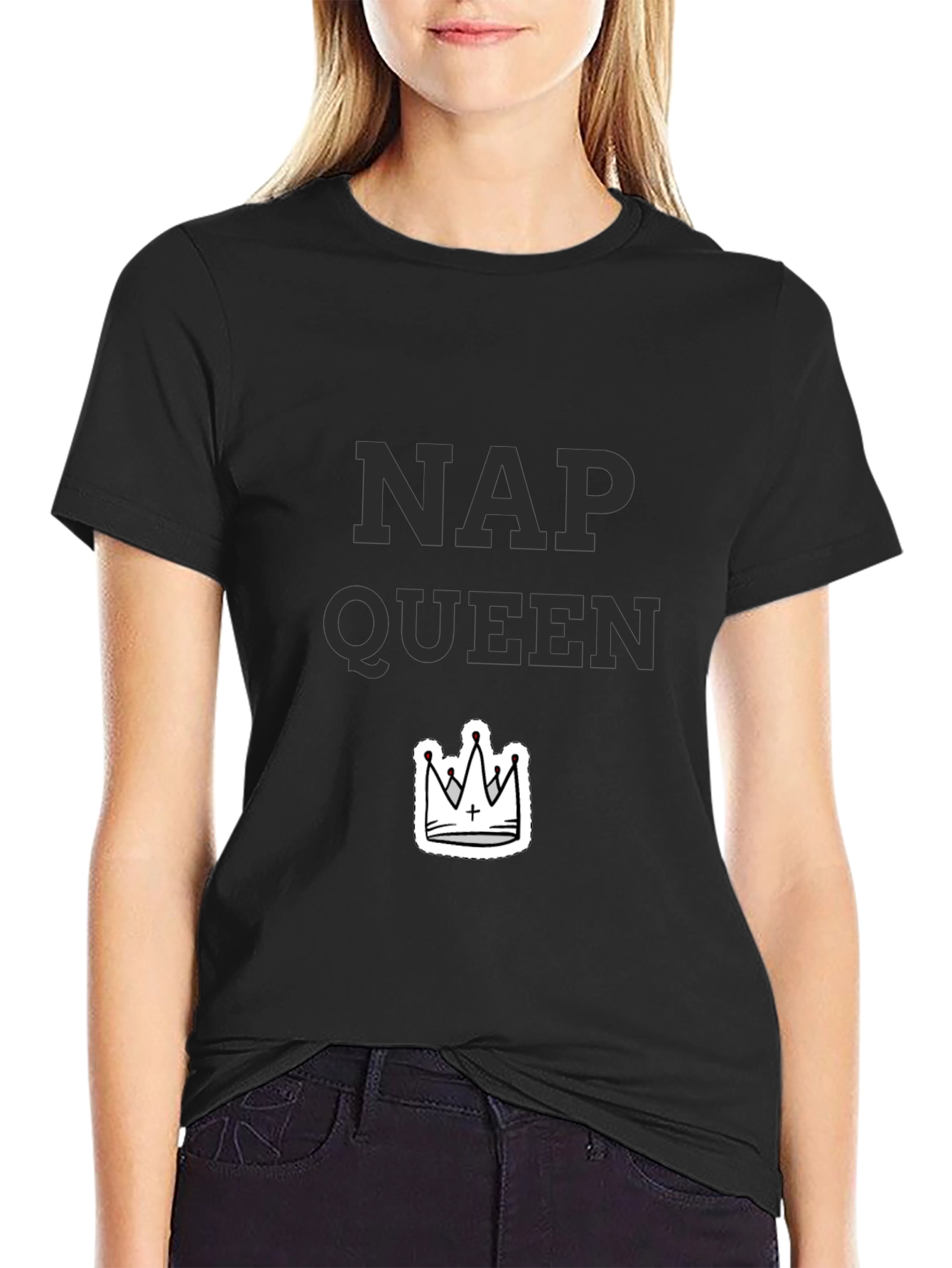 Nap Queen Graphic Tee - Soft Cotton Blend