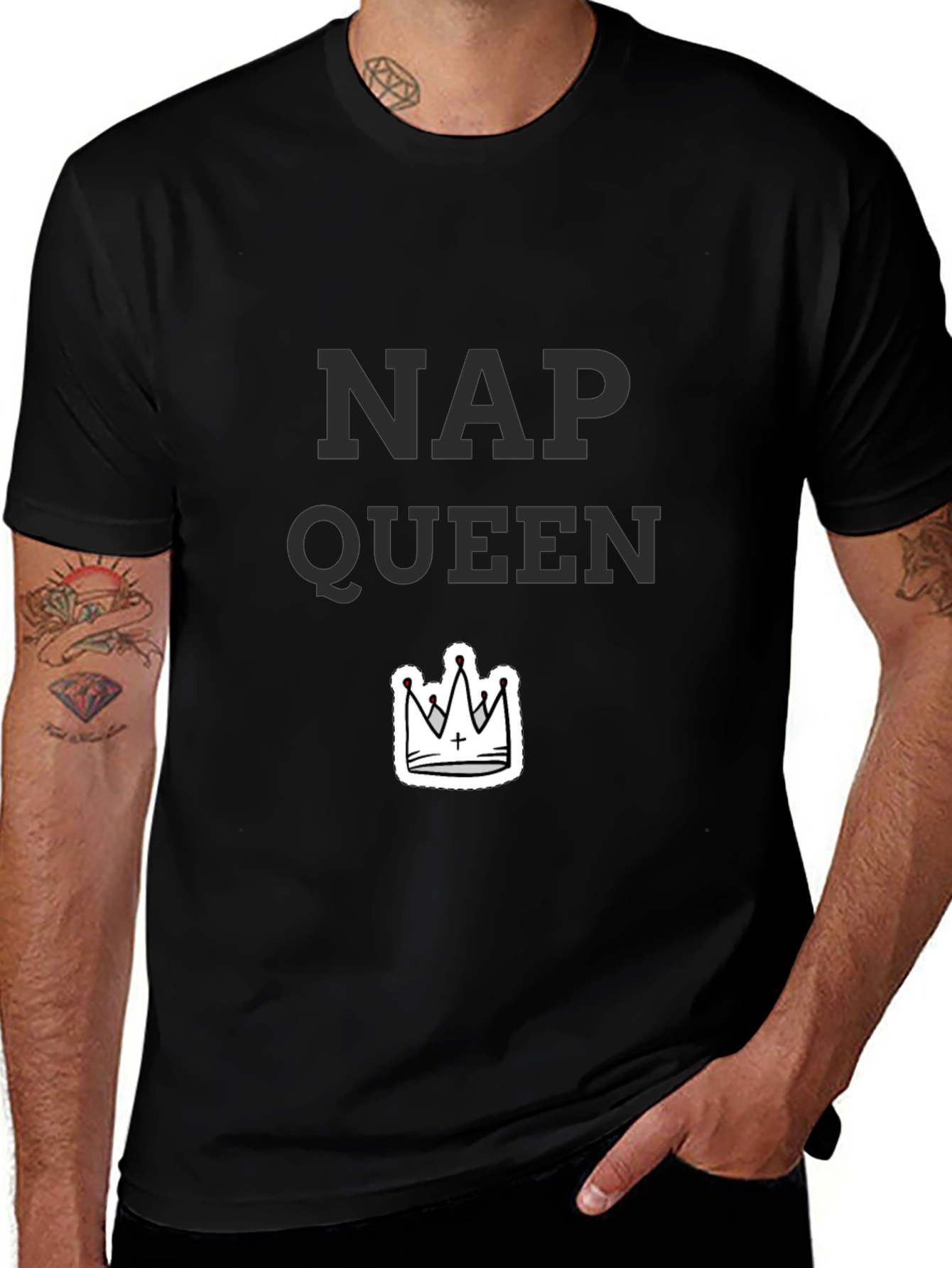 Nap Queen Graphic Tee - Soft Cotton Blend
