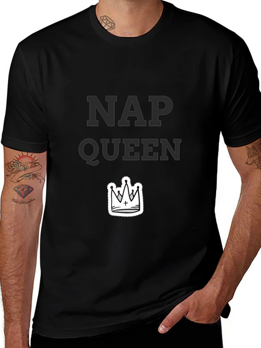 Nap Queen Graphic Tee - Soft Cotton Blend