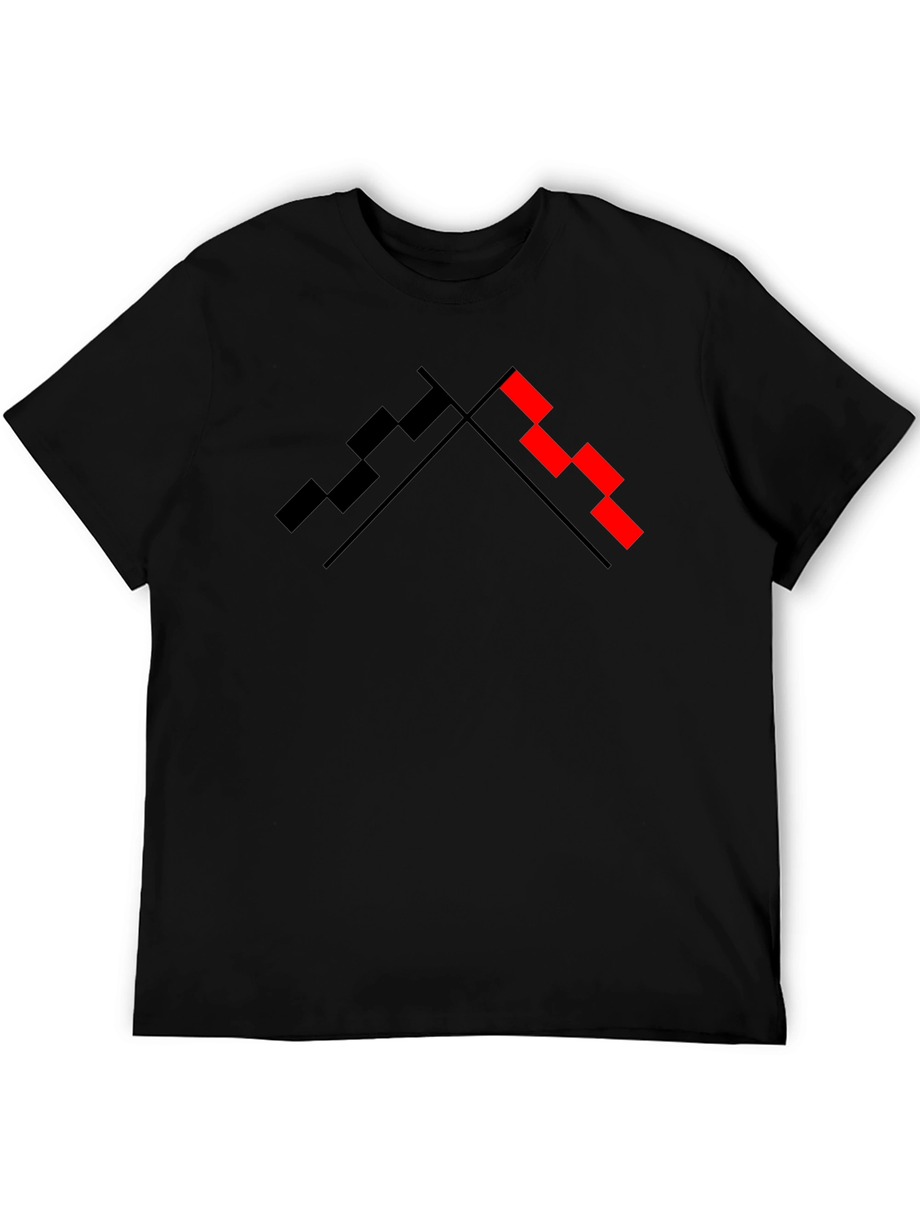 Abstract Pixel Peak Graphic Tee