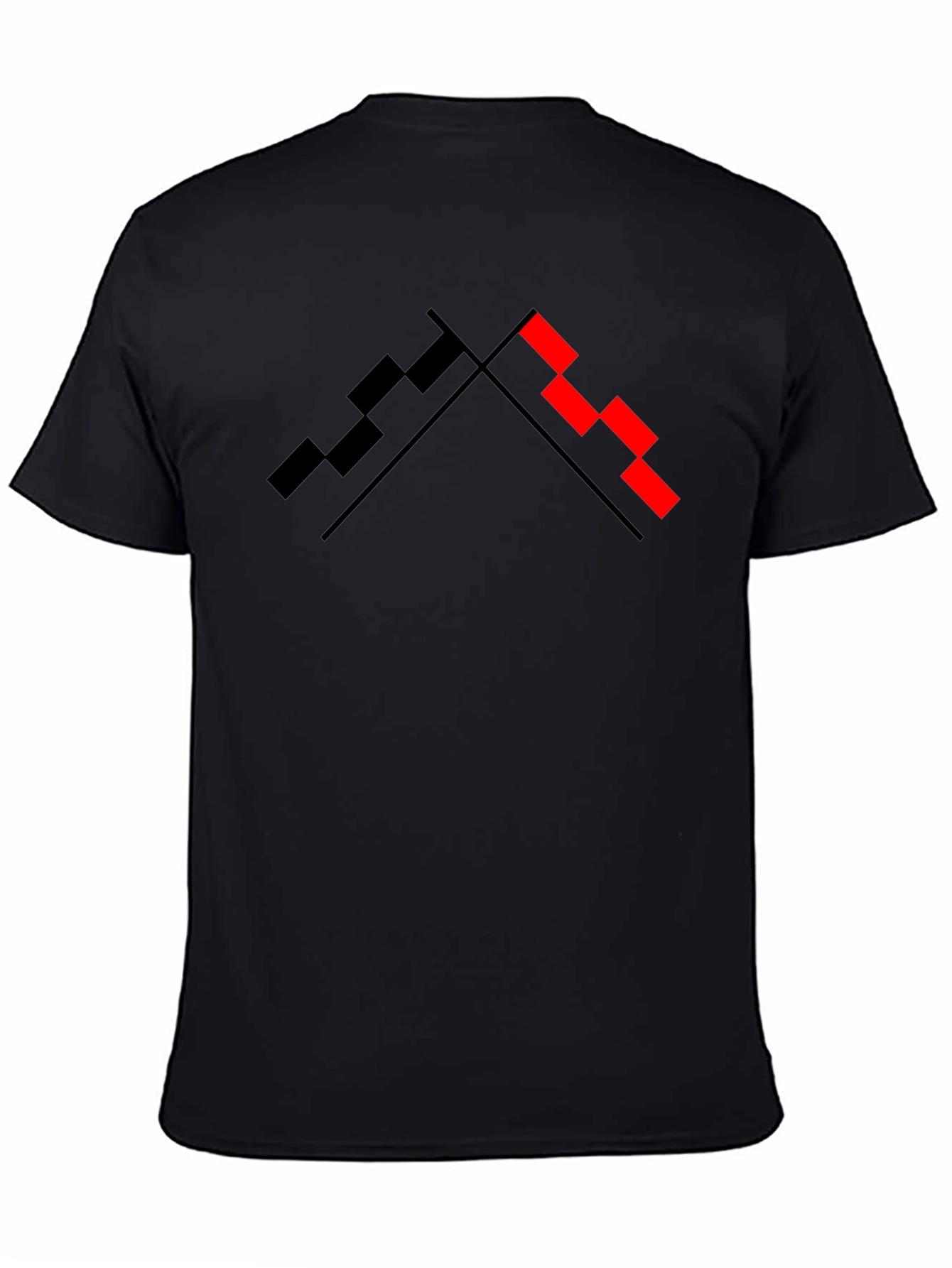 Abstract Pixel Peak Graphic Tee
