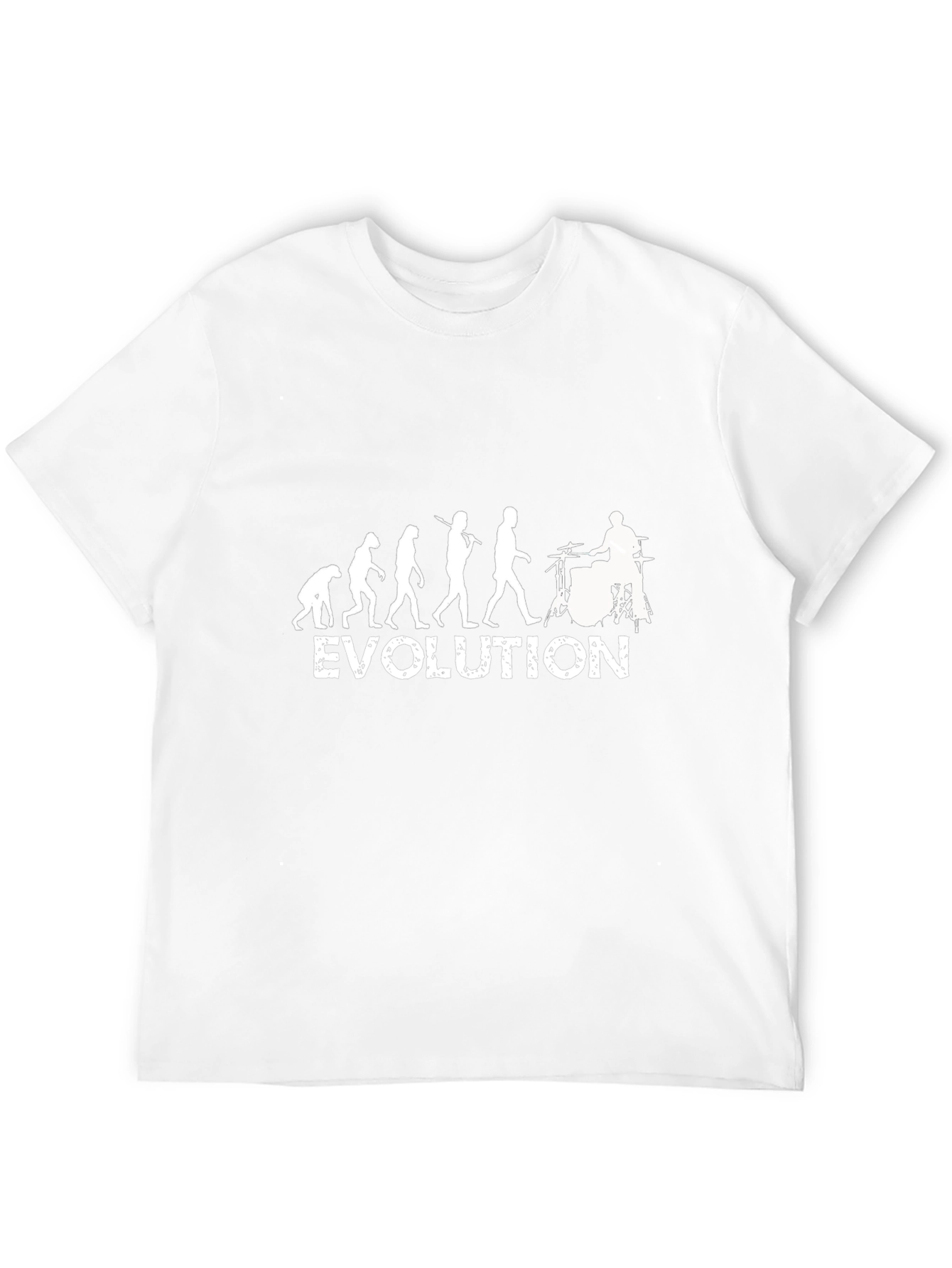 Evolution Drummer T-Shirt - Black Crew Neck