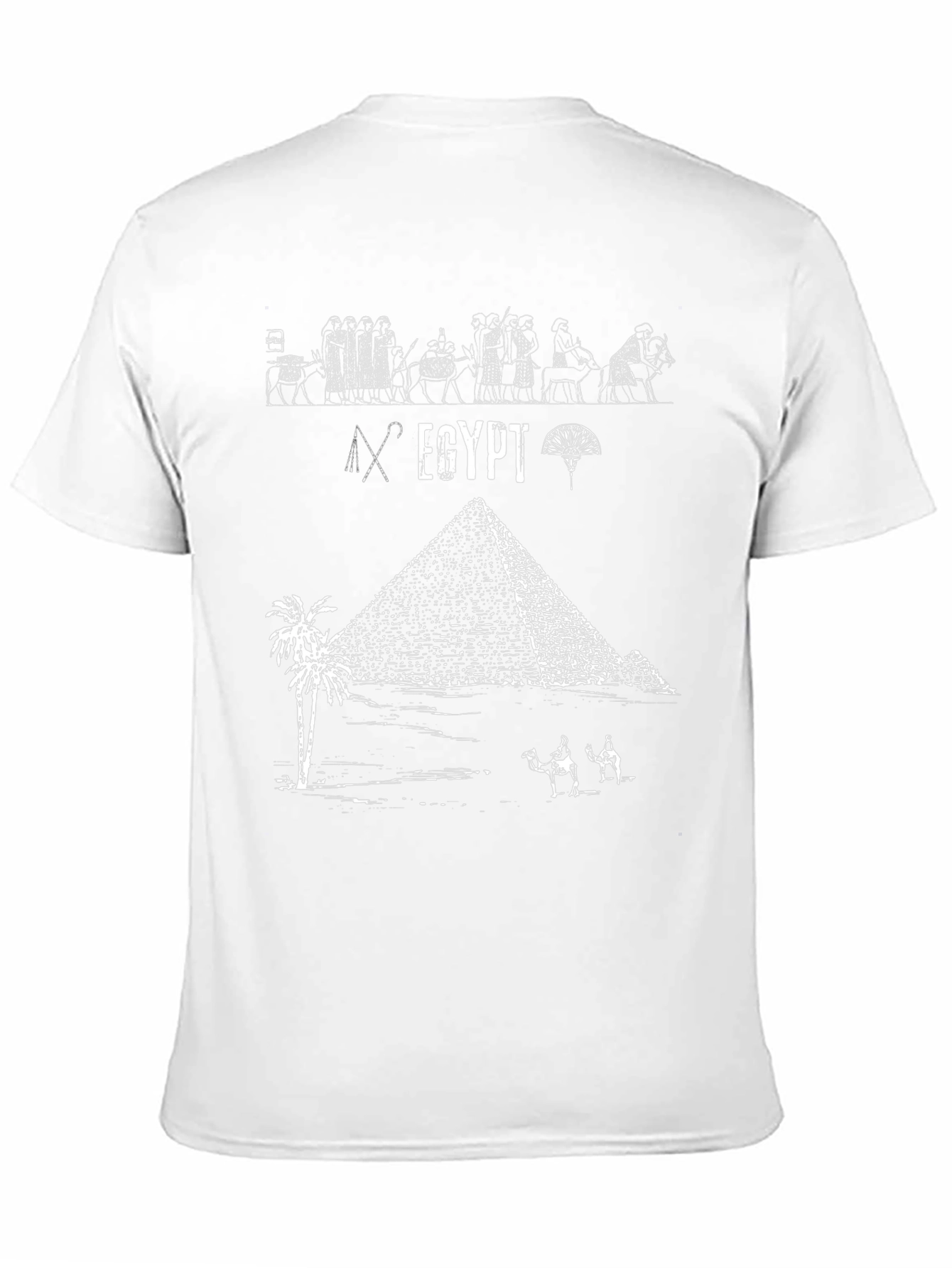Egypt Graphic Tee - Pyramid & Ancient Art