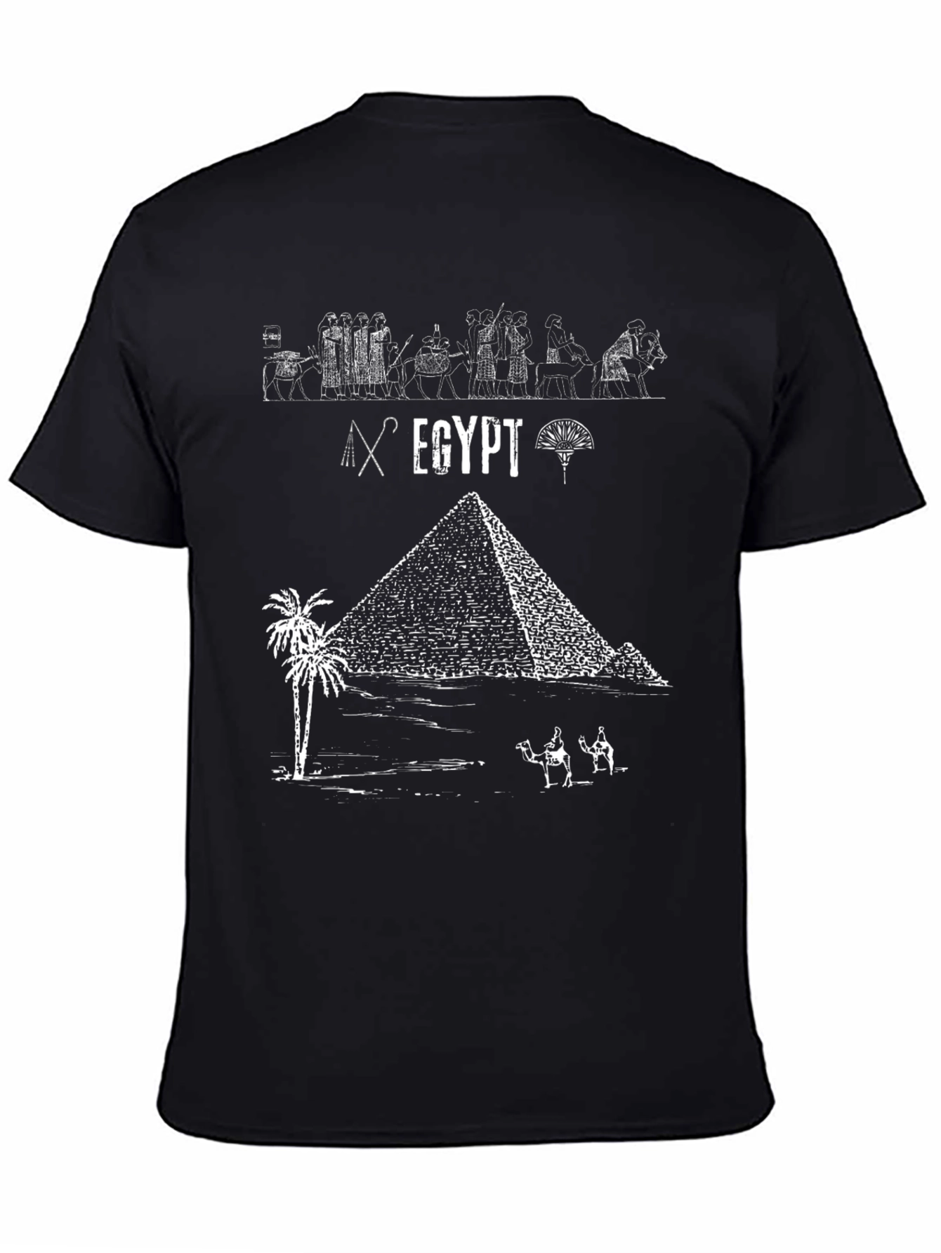 Egypt Graphic Tee - Pyramid & Ancient Art