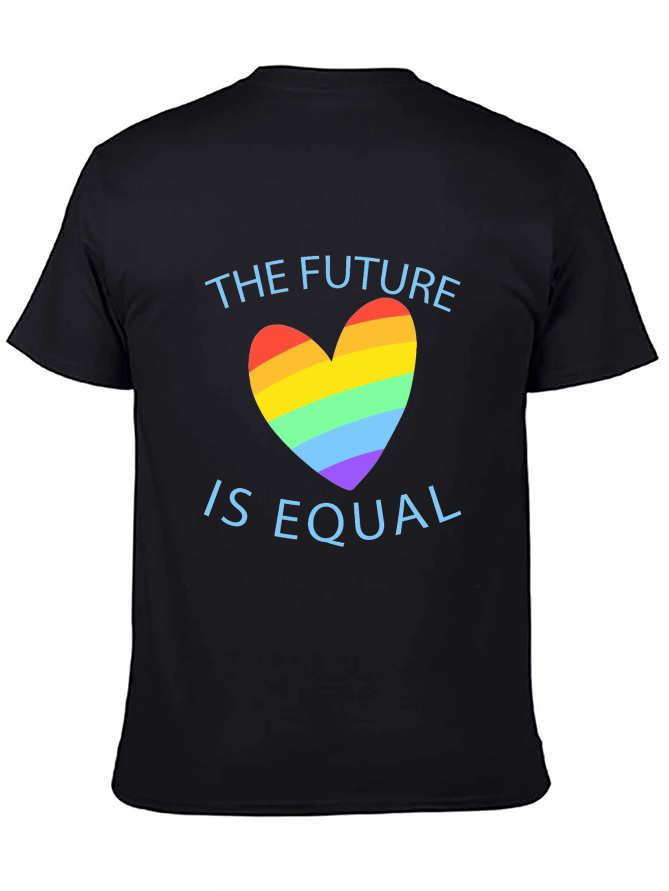 Equality Future LGBTQ+ Pride Rainbow Heart T-Shirt