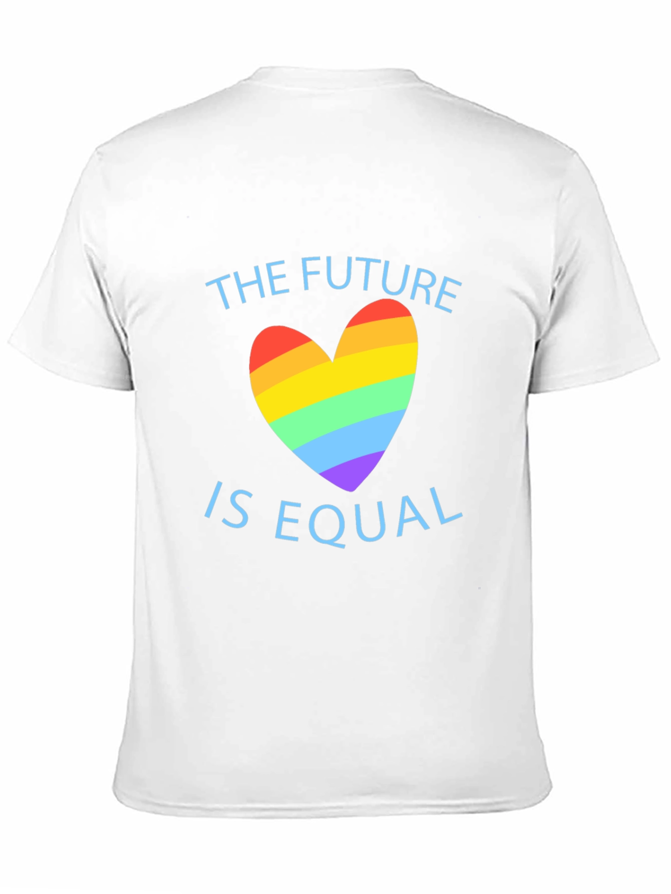 Equality Future LGBTQ+ Pride Rainbow Heart T-Shirt