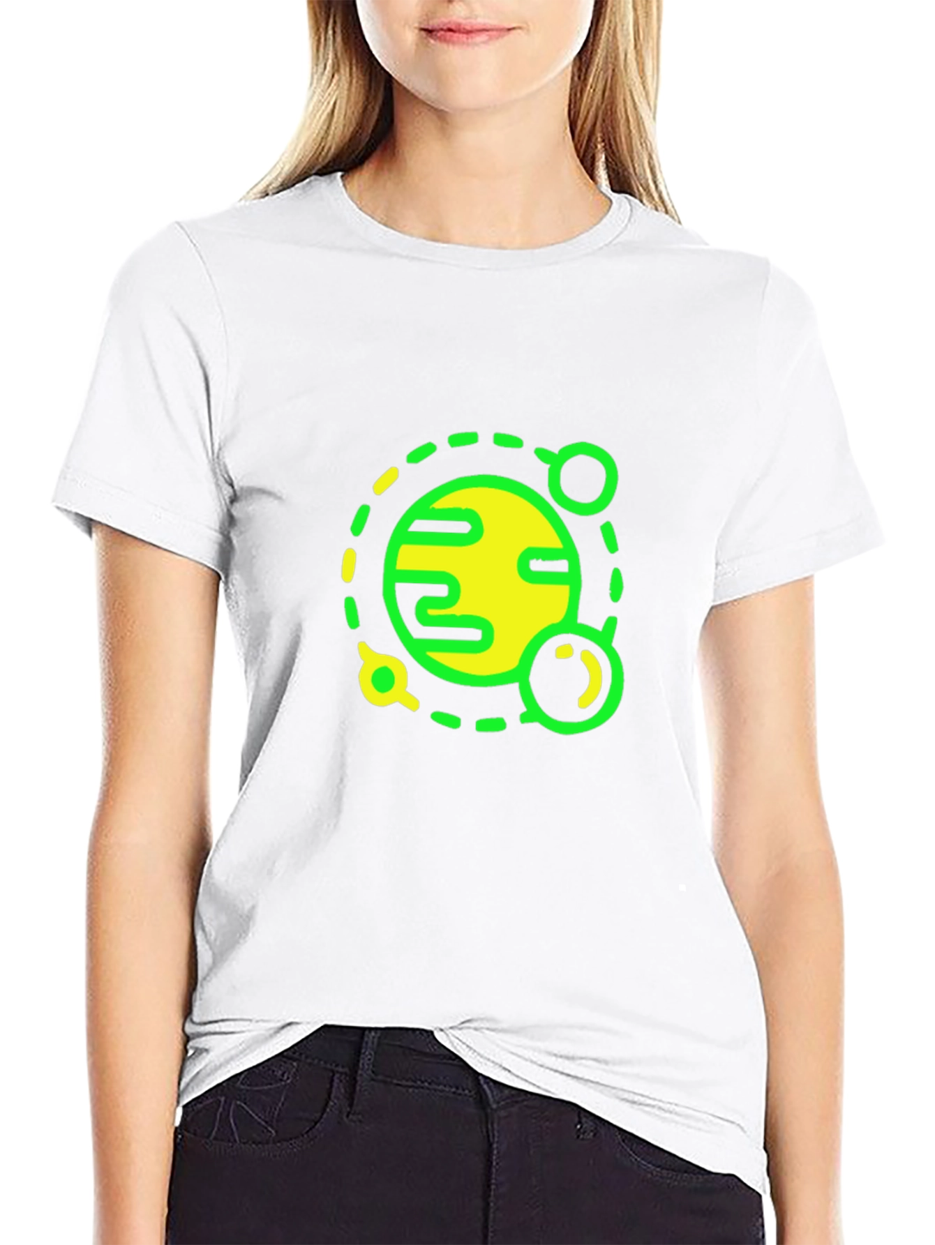 Planet Graphic Black T-Shirt