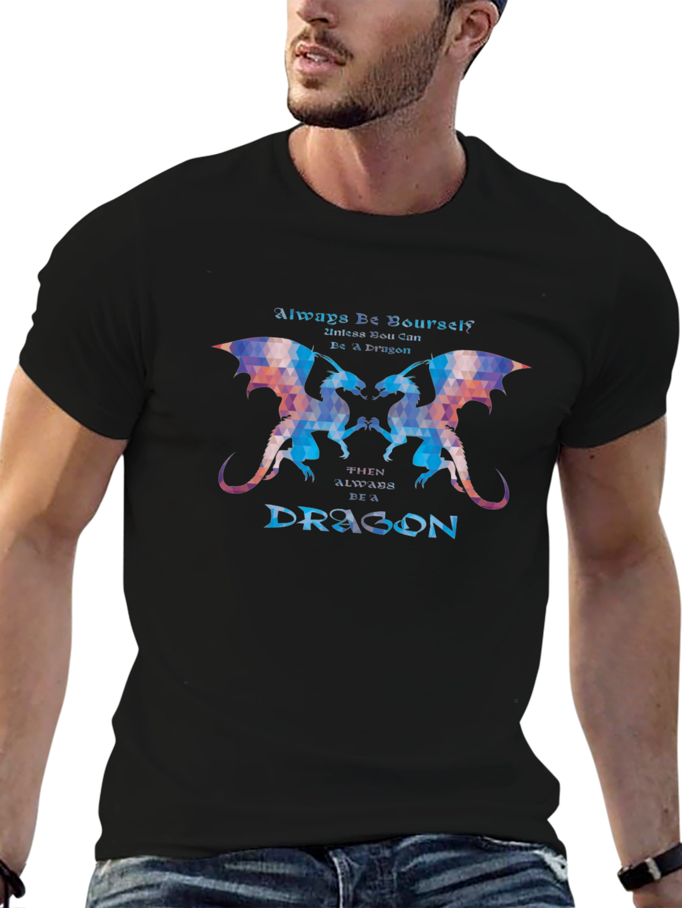 Dragon Graphic T-Shirt - Always Be Yourself